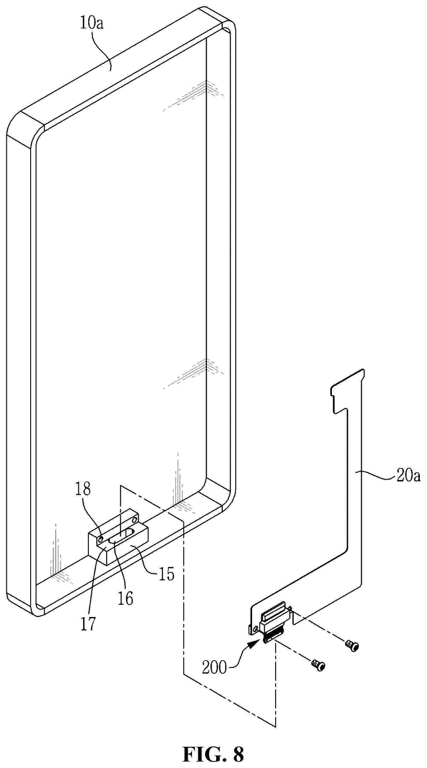 Patent US12592511 Figure 8 – Metal shell-less receptacle connector