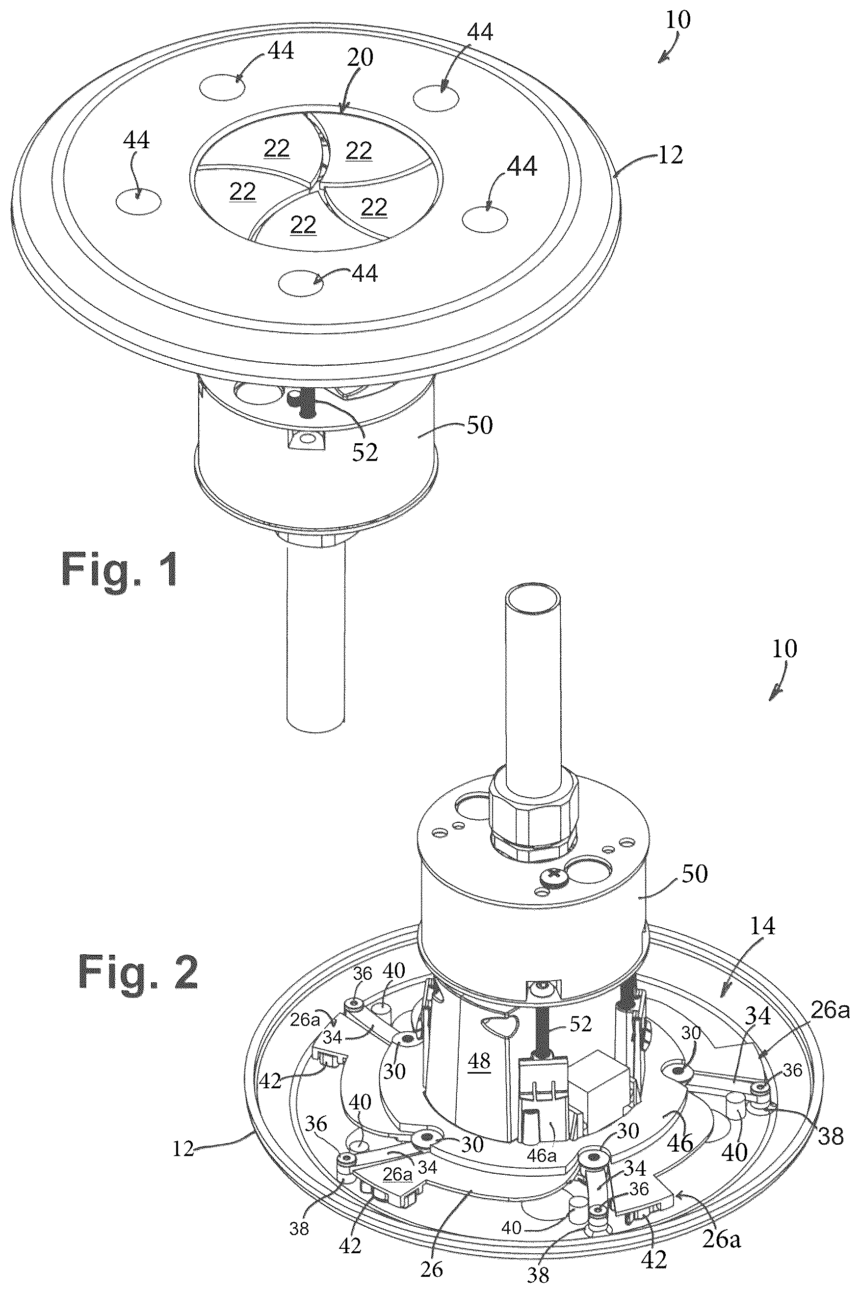 Patent US12592513 — Poke-through electrical assembly — Figure 1