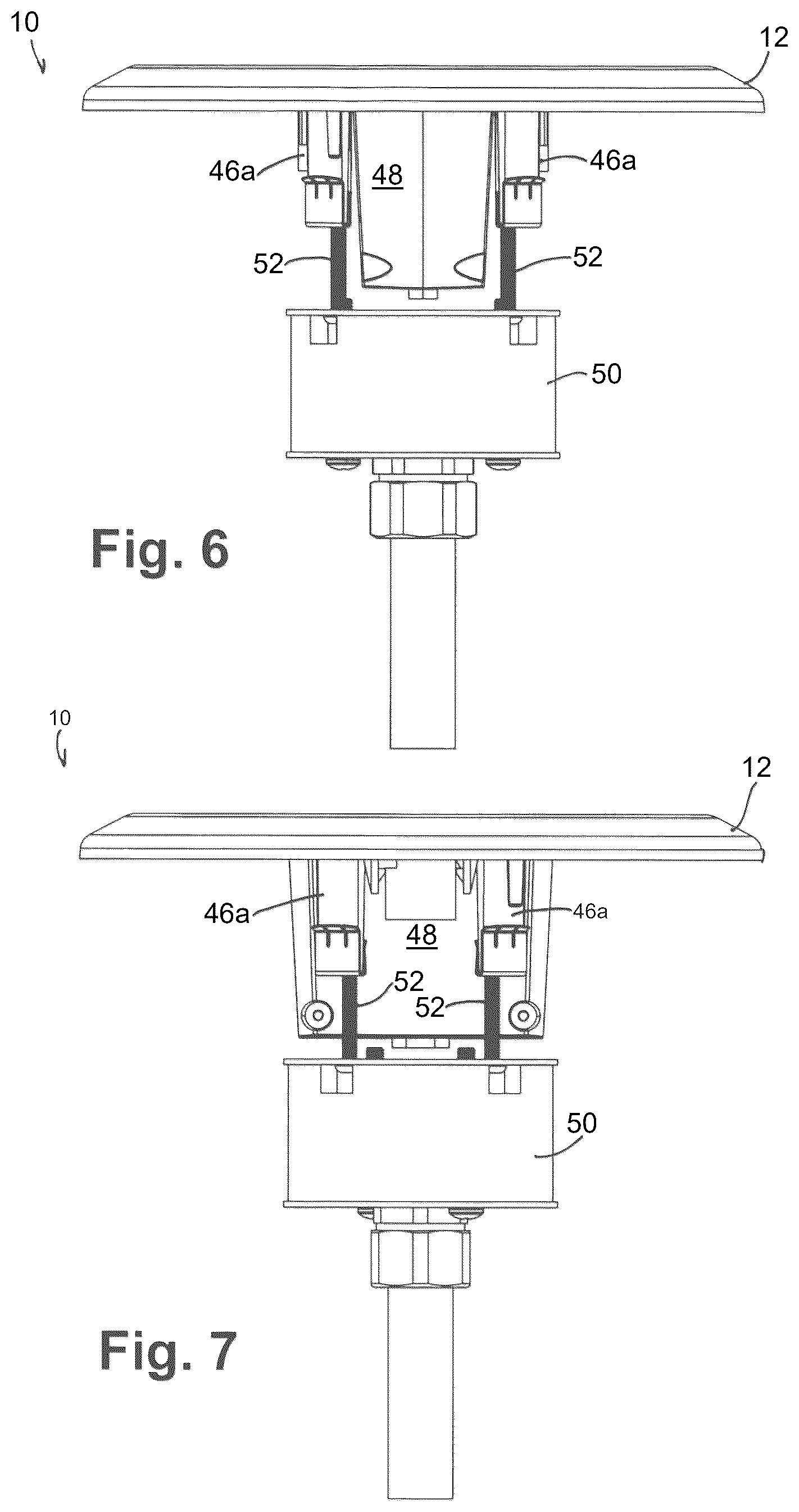 Patent US12592513 Figure 4 – Poke-through electrical assembly