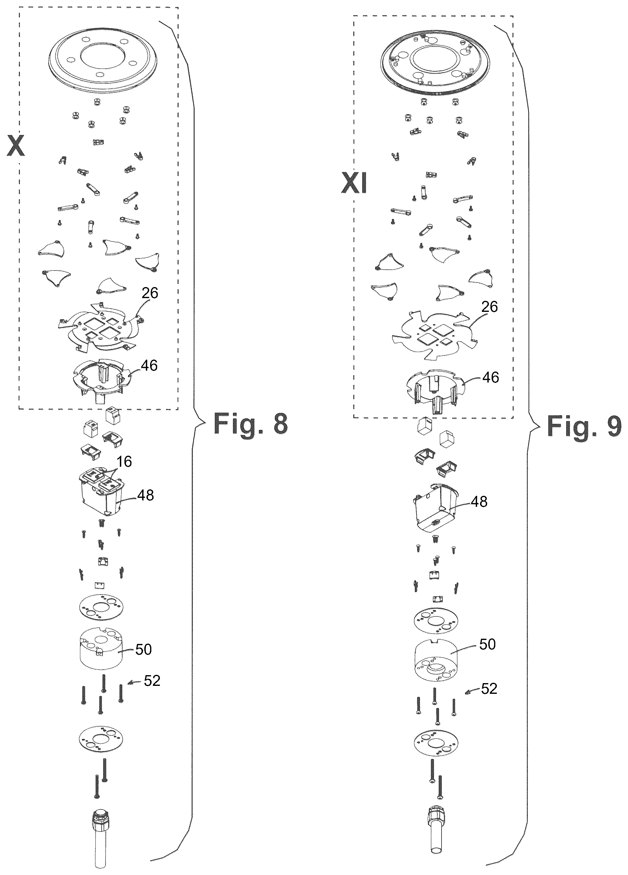 Patent US12592513 Figure 5 – Poke-through electrical assembly