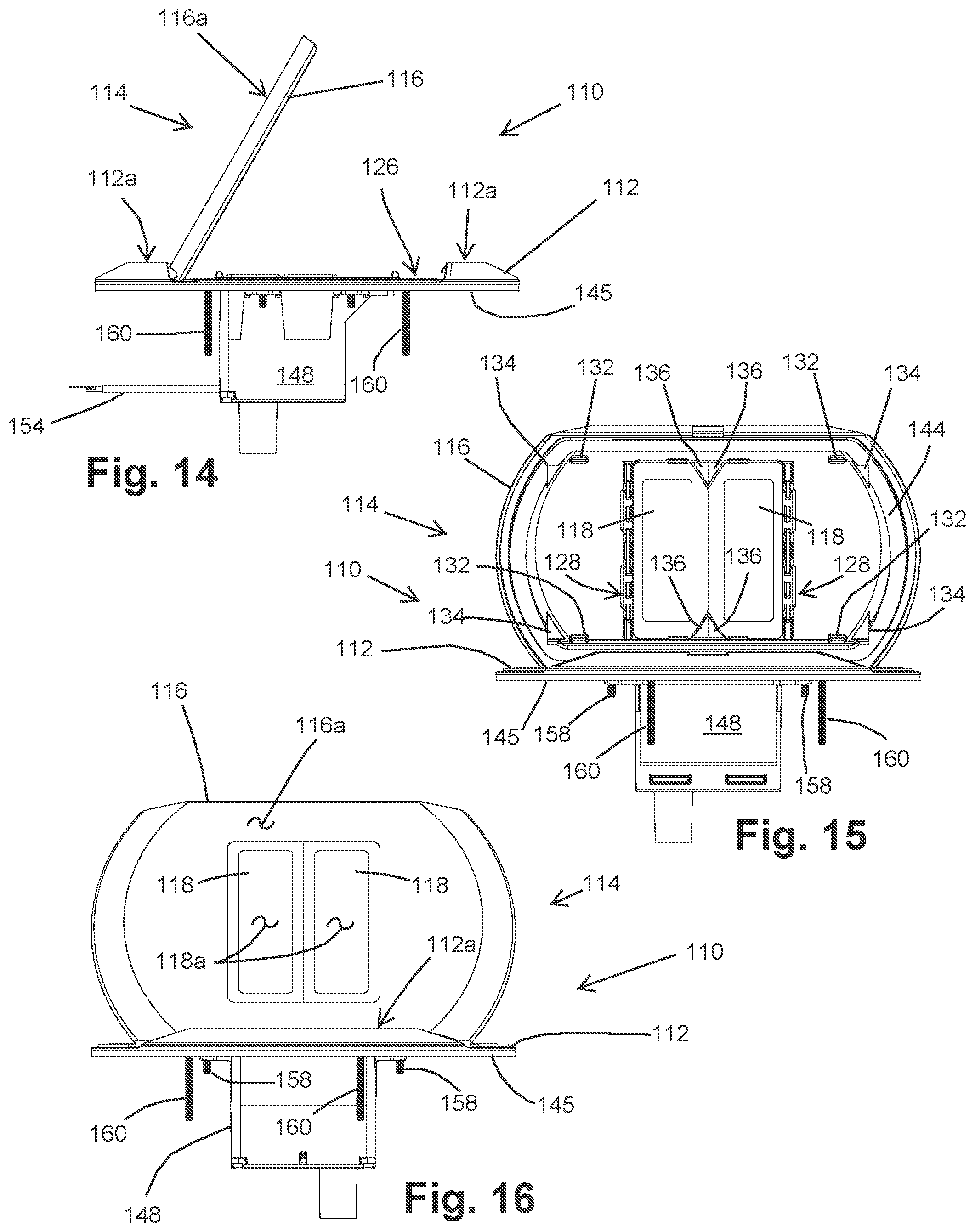 Patent US12592513 Figure 9 – Poke-through electrical assembly