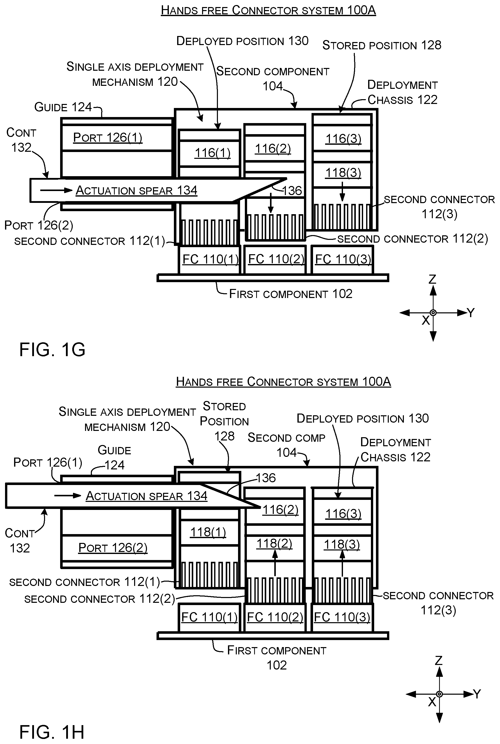 Patent US12592518 Figure 4 – Hands-free connectors