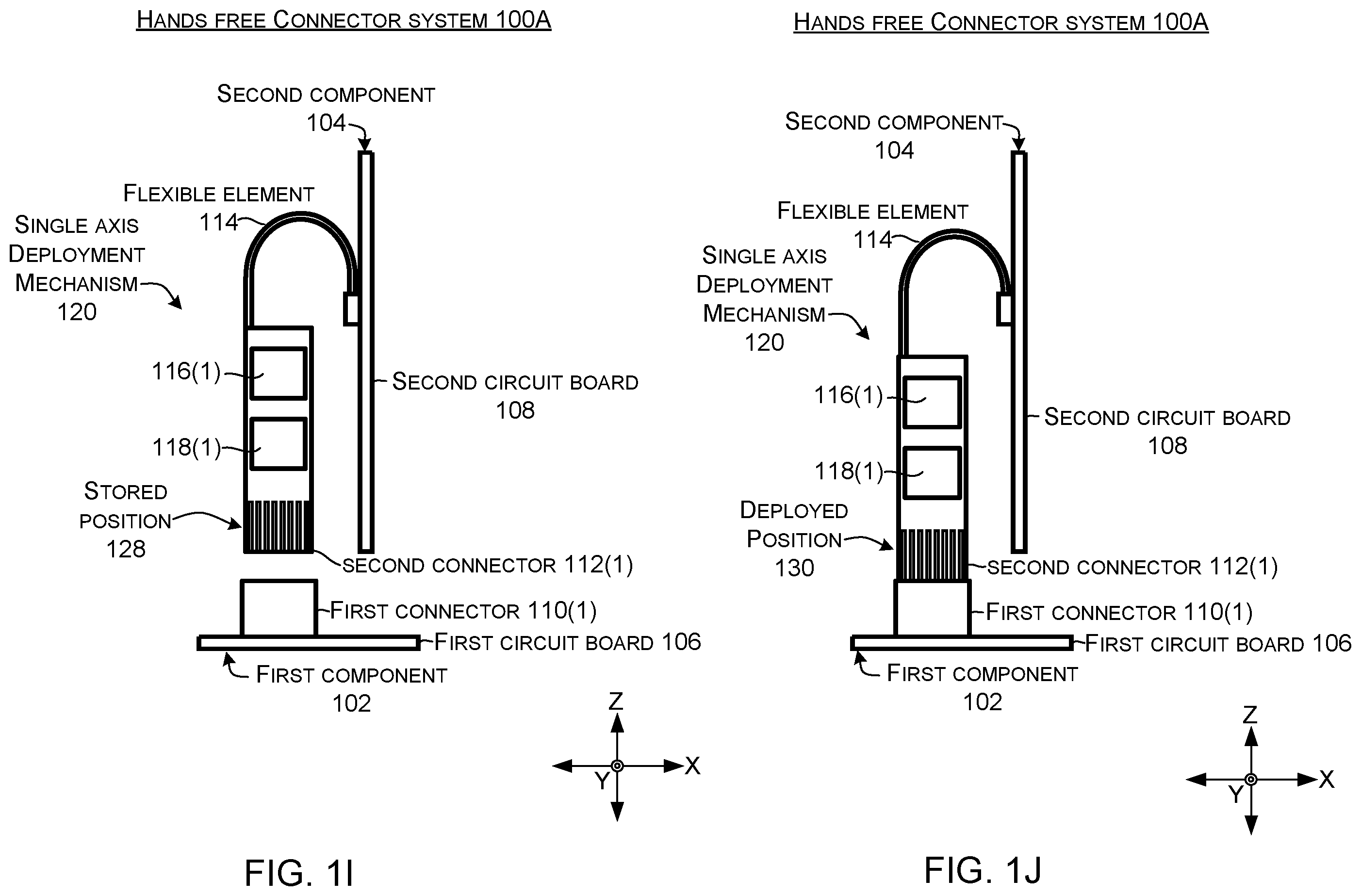 Patent US12592518 Figure 5 – Hands-free connectors