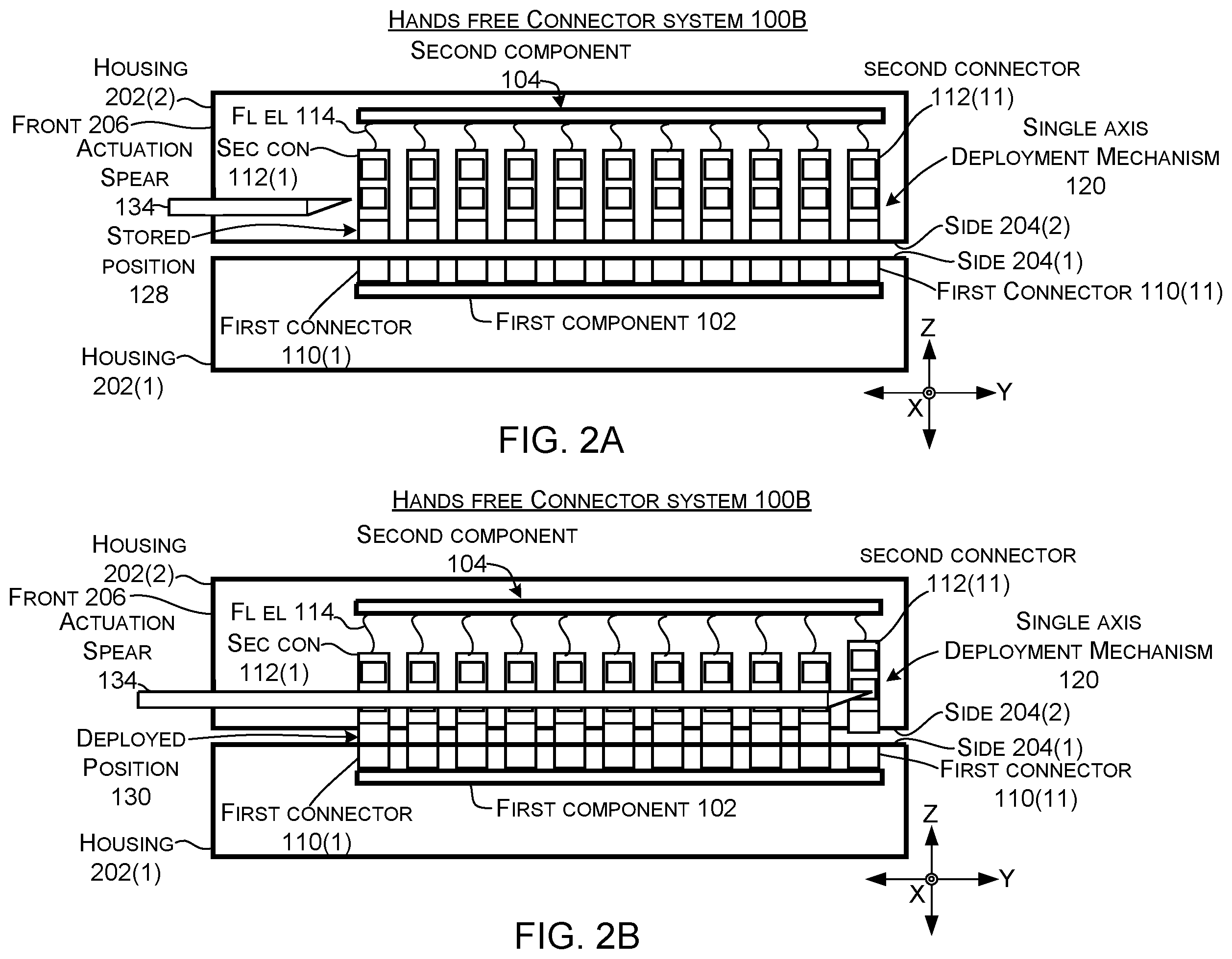 Patent US12592518 Figure 6 – Hands-free connectors