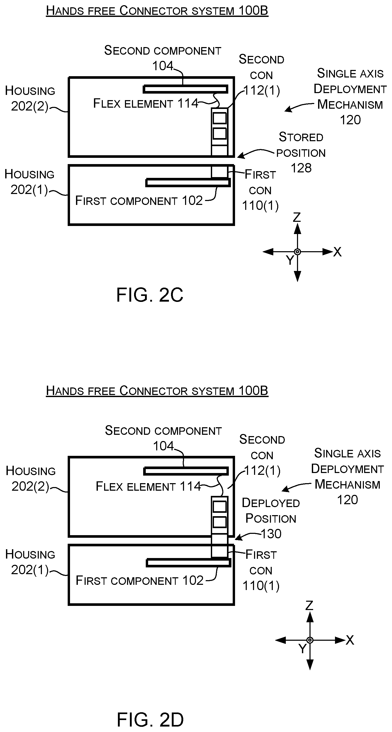 Patent US12592518 Figure 7 – Hands-free connectors
