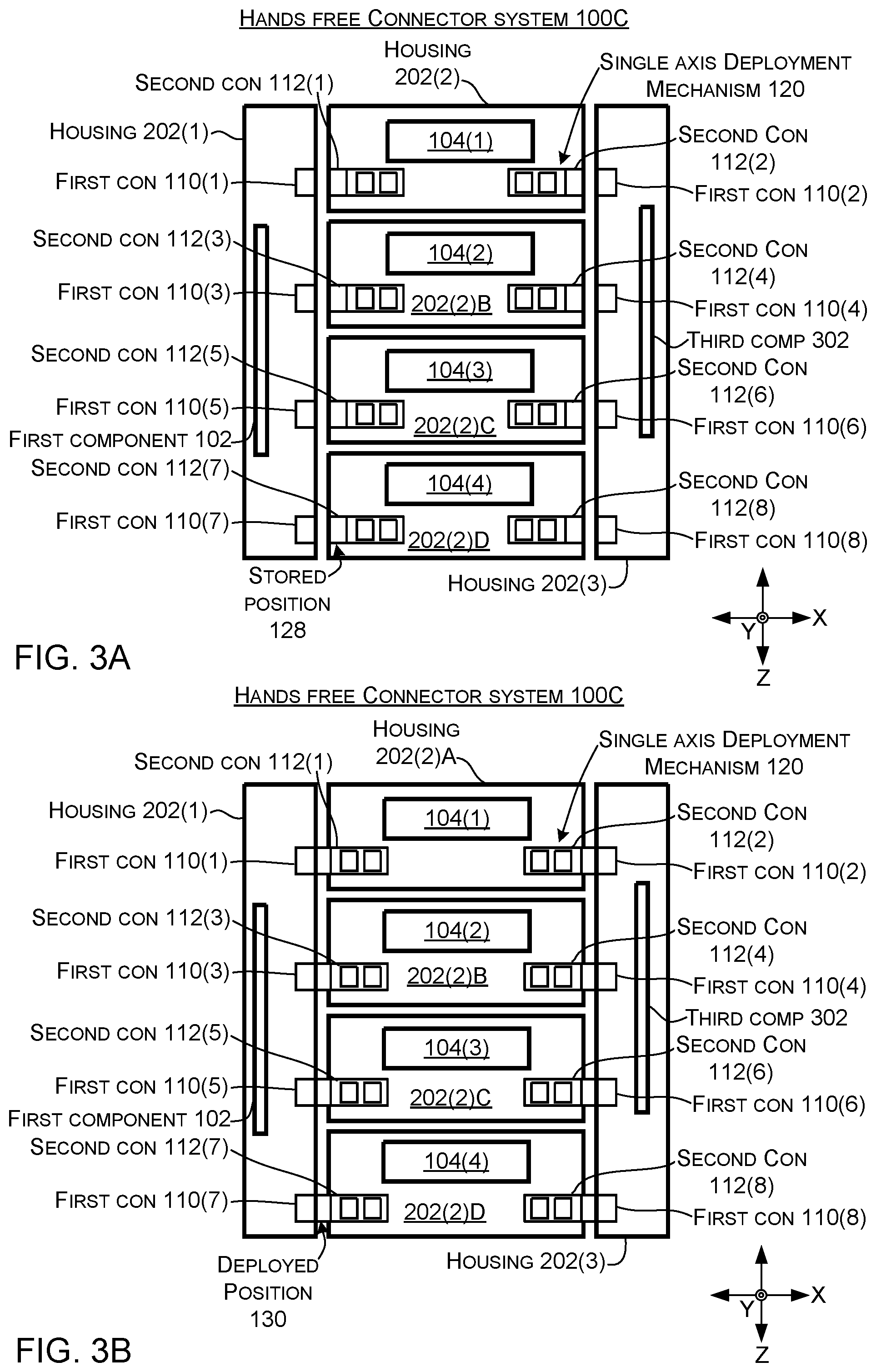 Patent US12592518 Figure 8 – Hands-free connectors