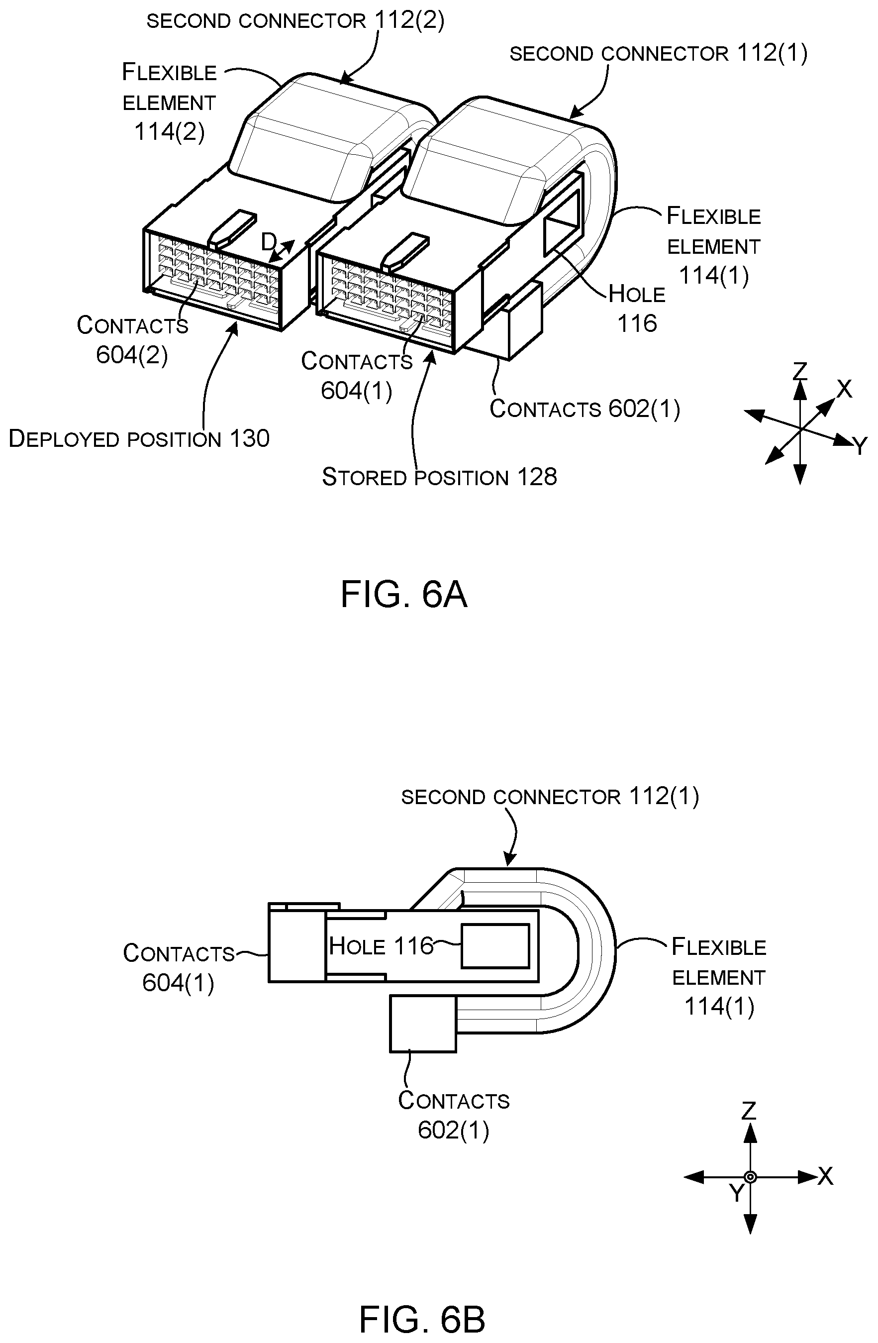 Patent US12592518 Figure 13 – Hands-free connectors