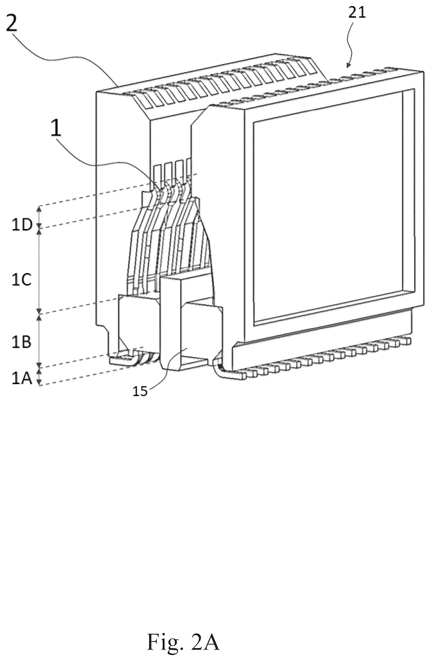 Patent US12592519 Figure 5 – Signal connector having protrusion of insulating base