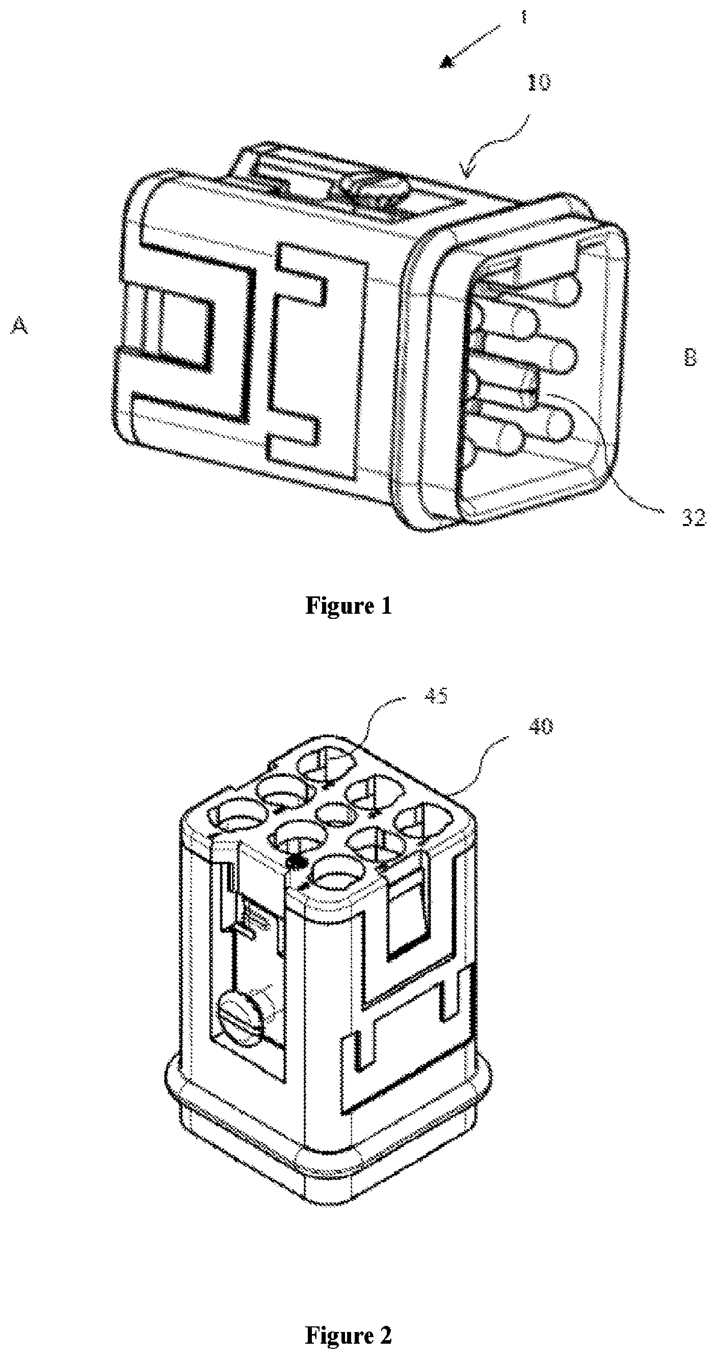 Patent US12592520 Figure 1 – Insert for a connector