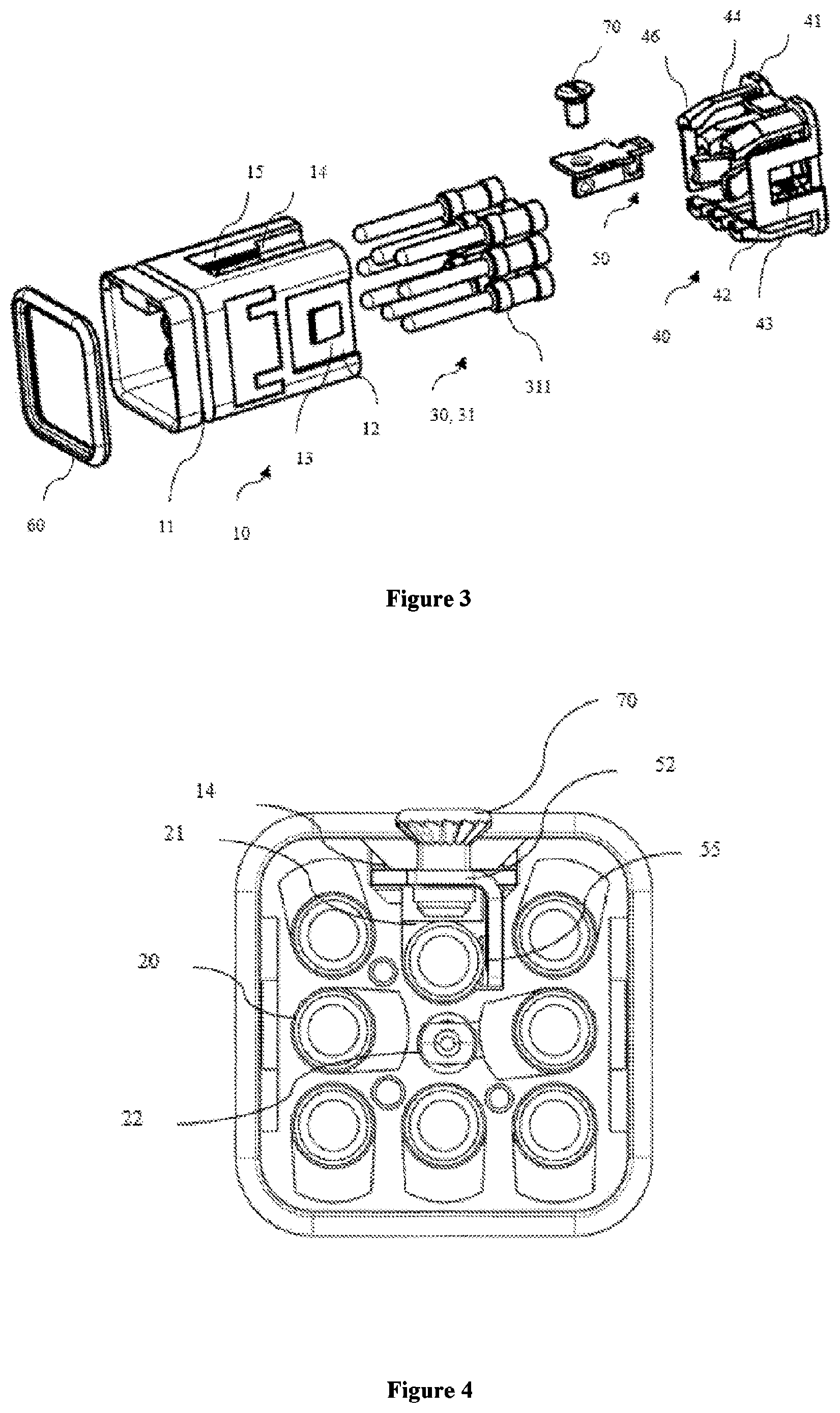 Patent US12592520 Figure 2 – Insert for a connector