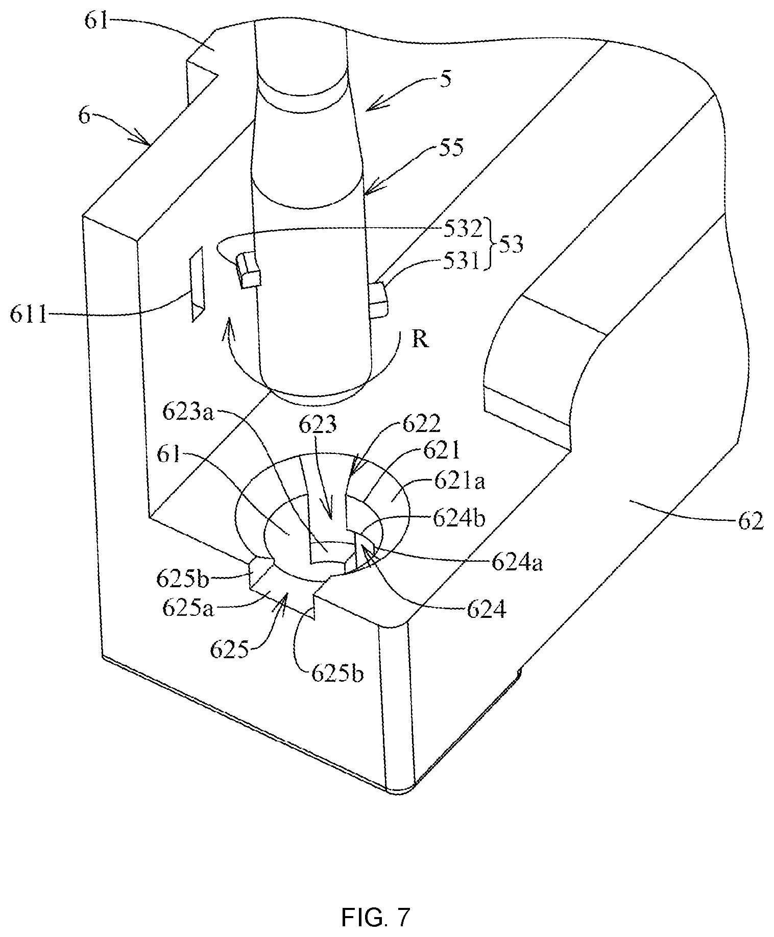 Patent US12592521 Figure 7 – Connector assembly