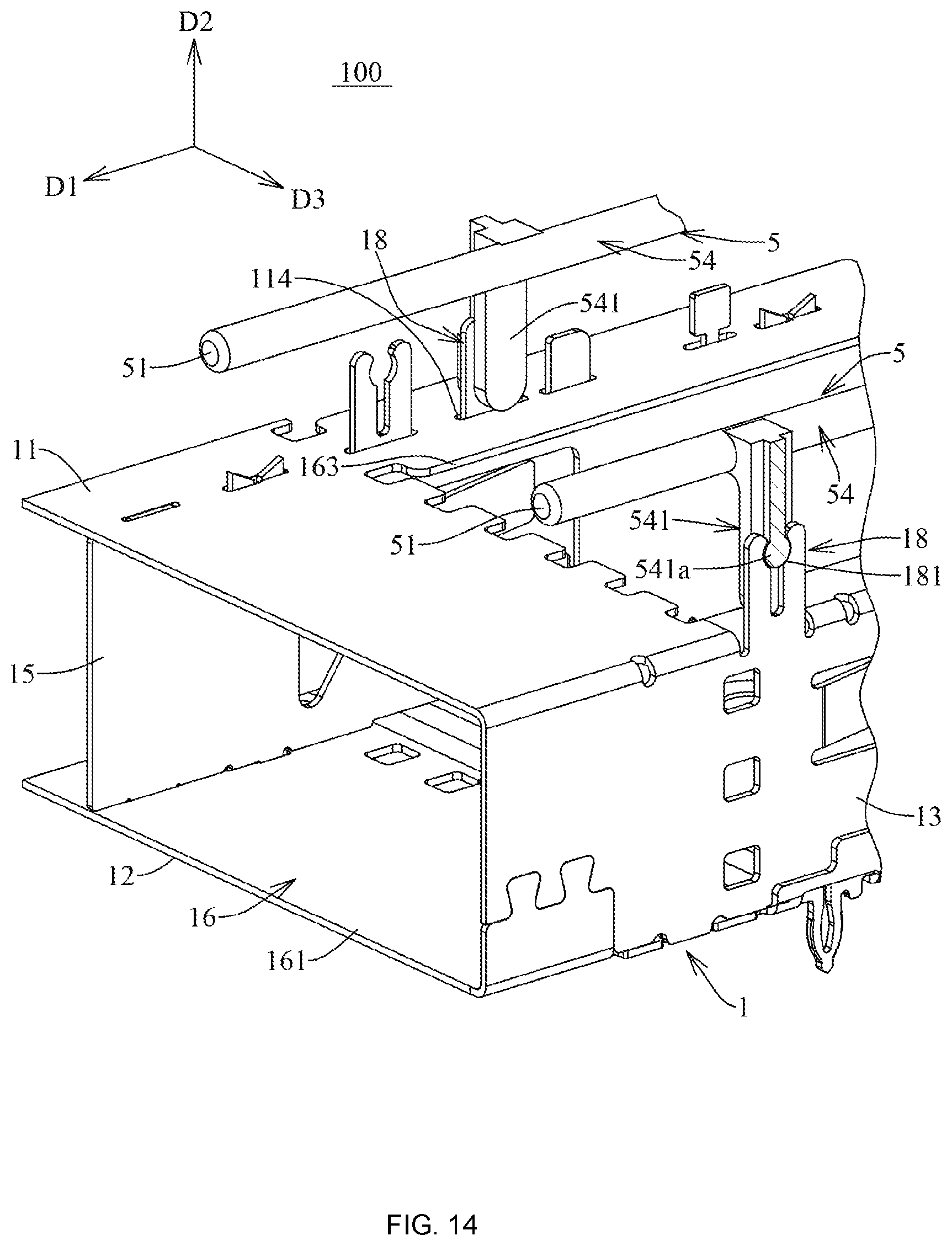 Patent US12592521 Figure 14 – Connector assembly