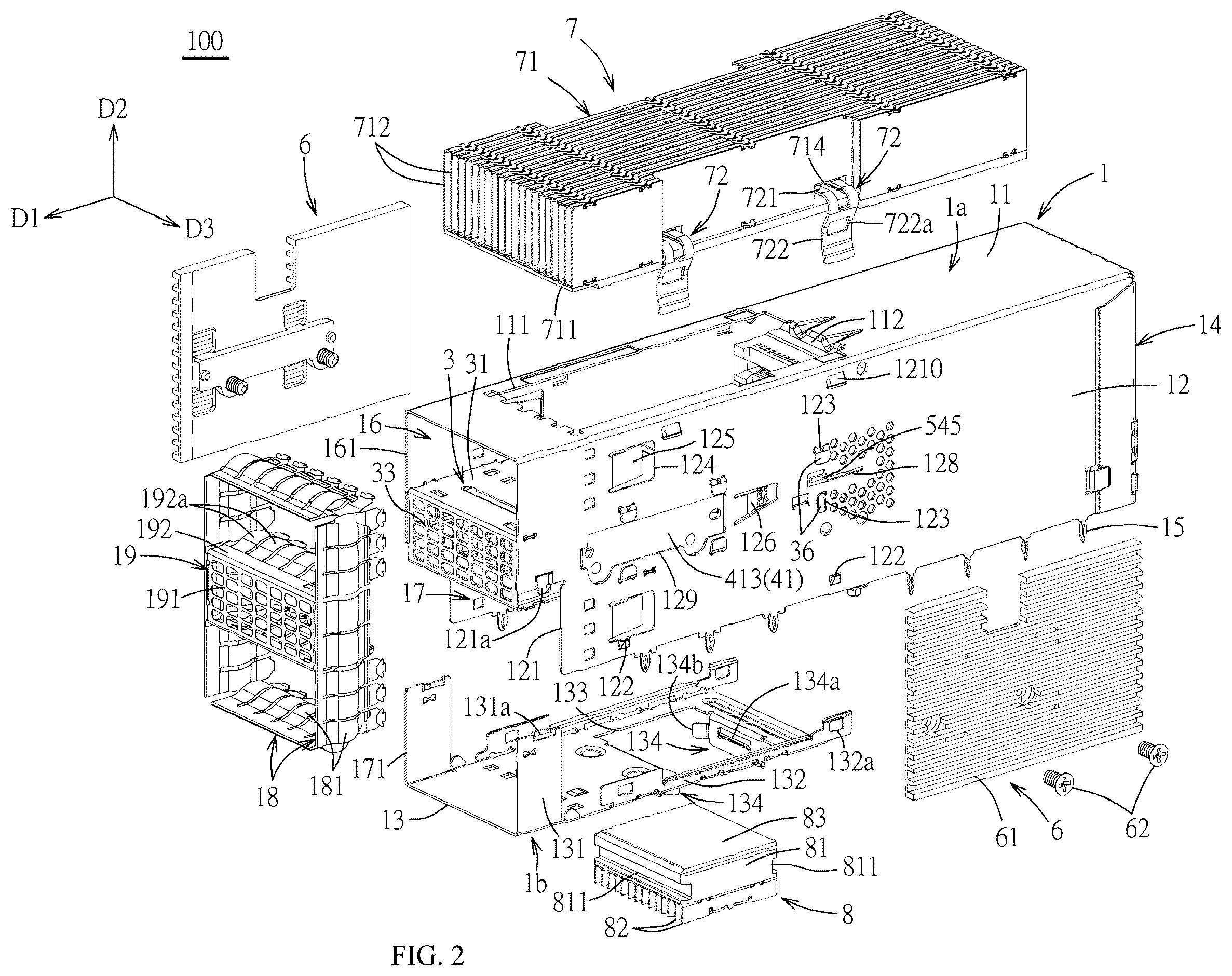 Patent US12592522 Figure 2 – Connector assembly