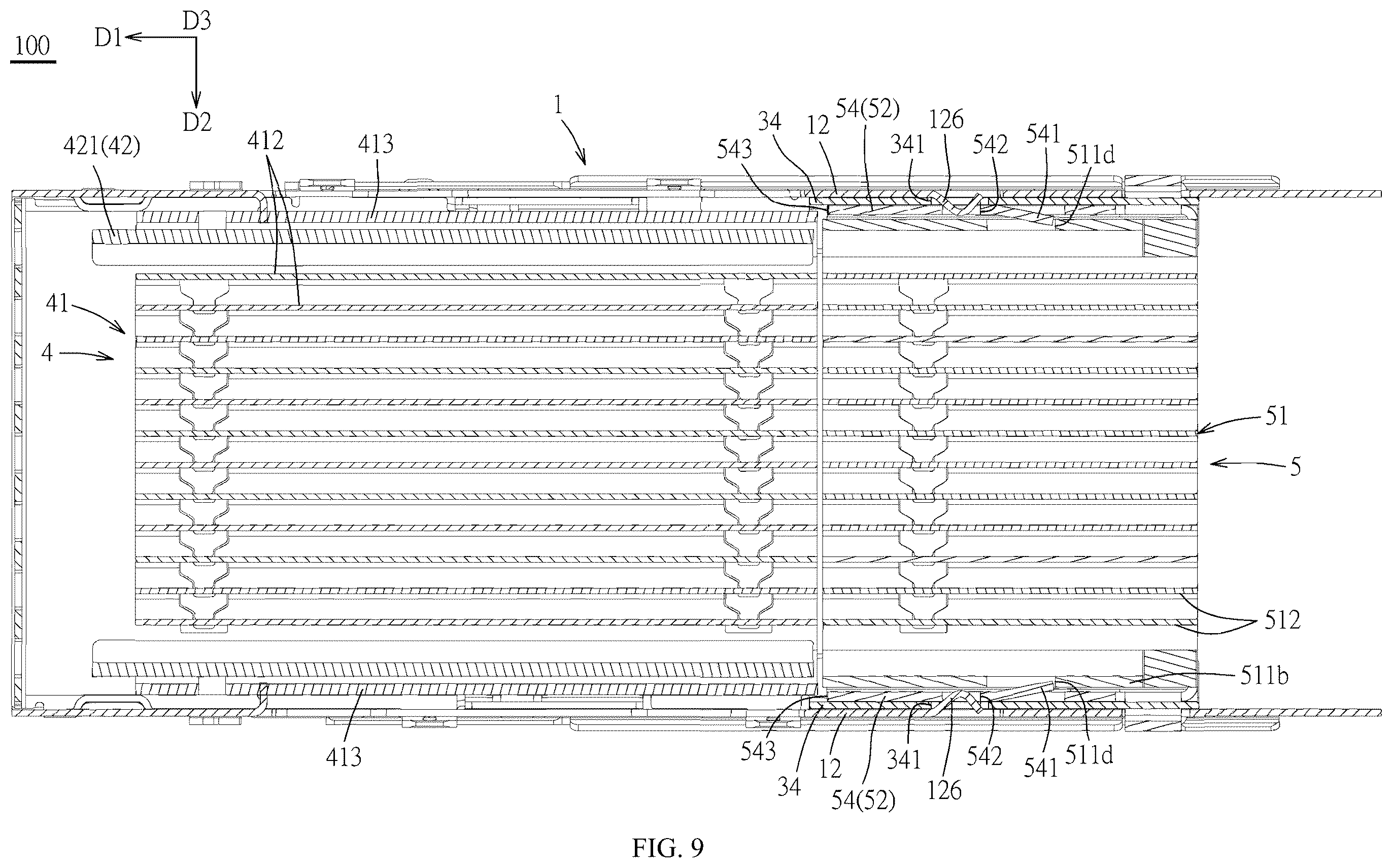 Patent US12592522 Figure 9 – Connector assembly