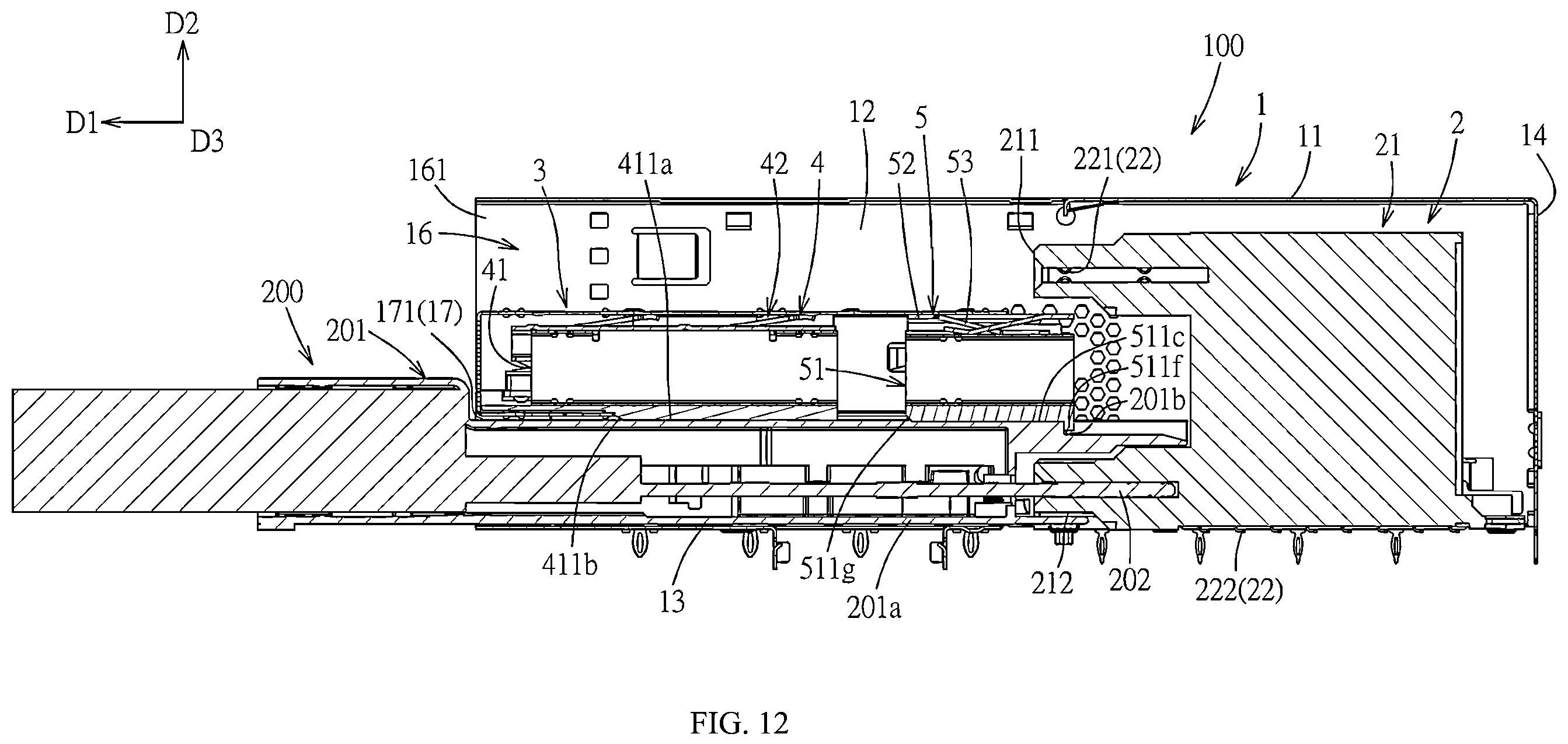 Patent US12592522 Figure 12 – Connector assembly