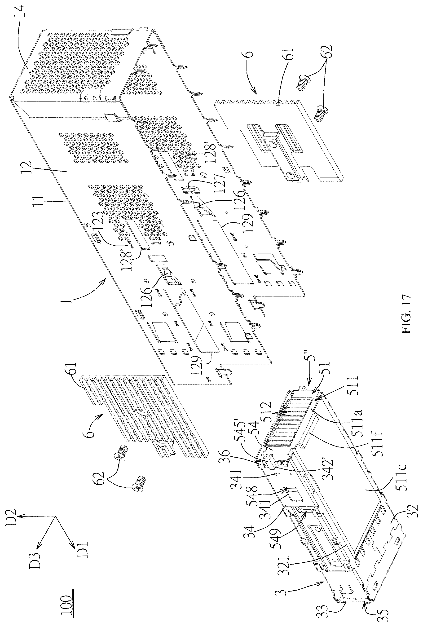 Patent US12592522 Figure 17 – Connector assembly