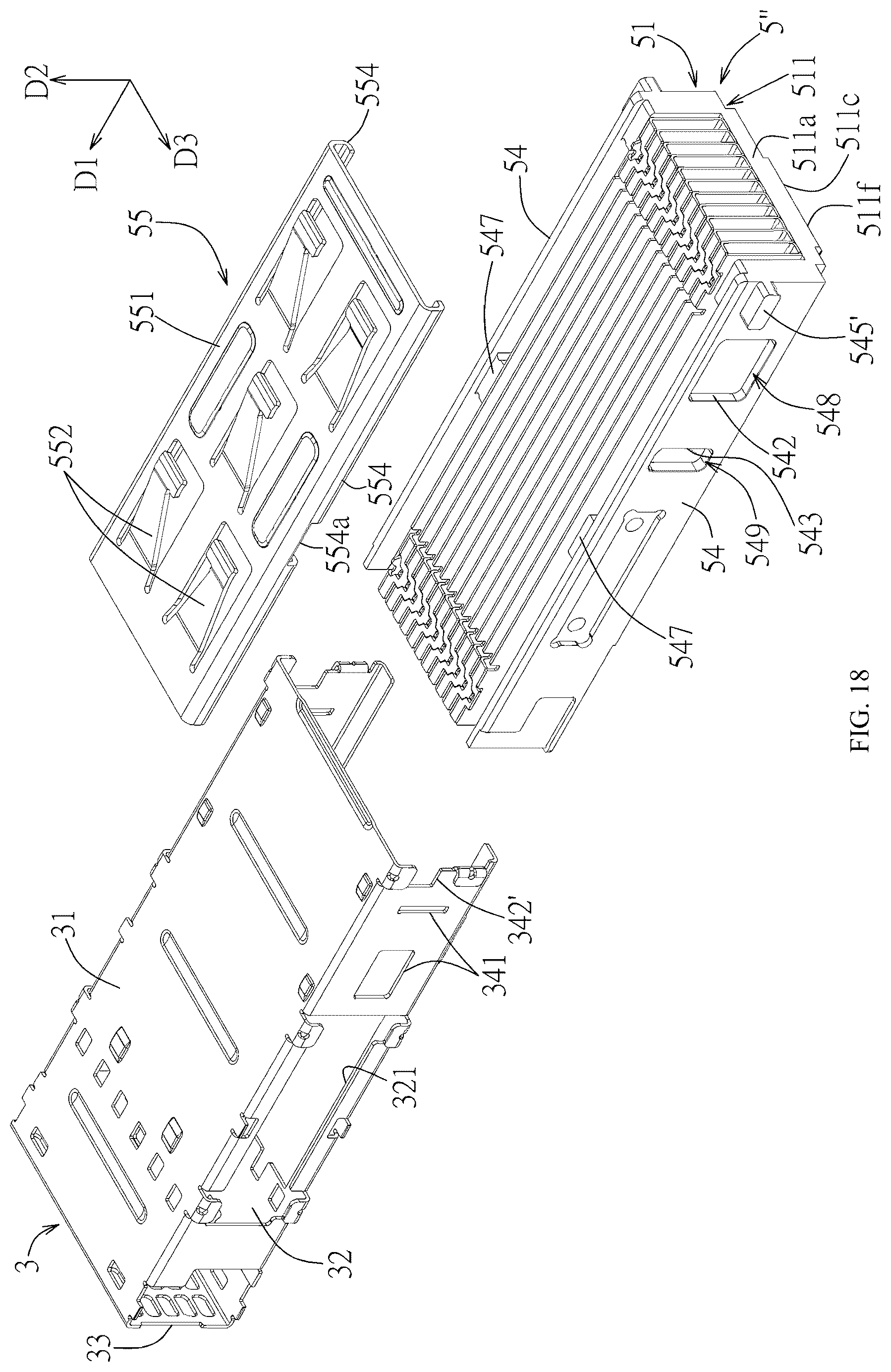 Patent US12592522 Figure 18 – Connector assembly