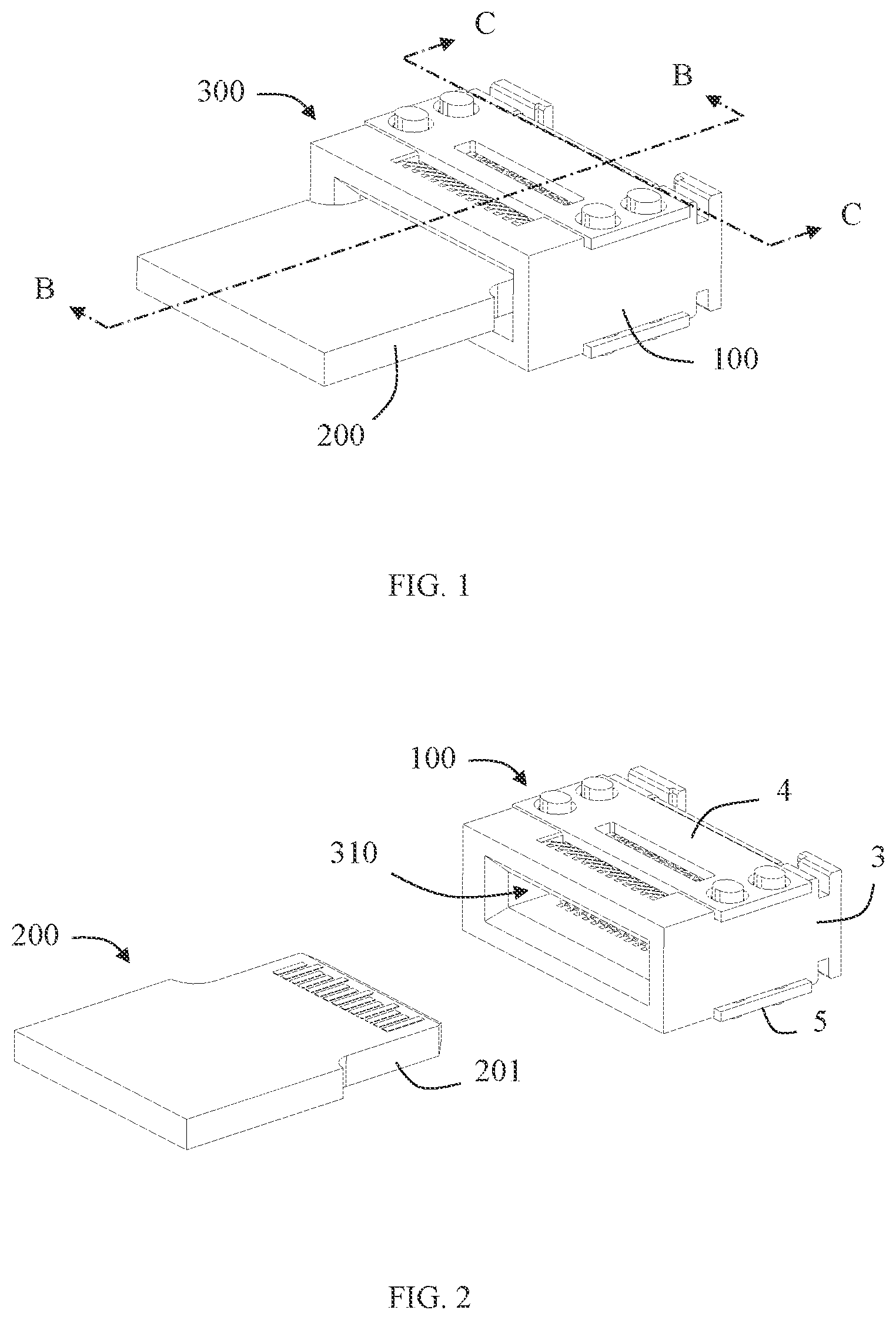 Patent US12592523 — Electrical connector with improved ground shielding effect — Figure 1