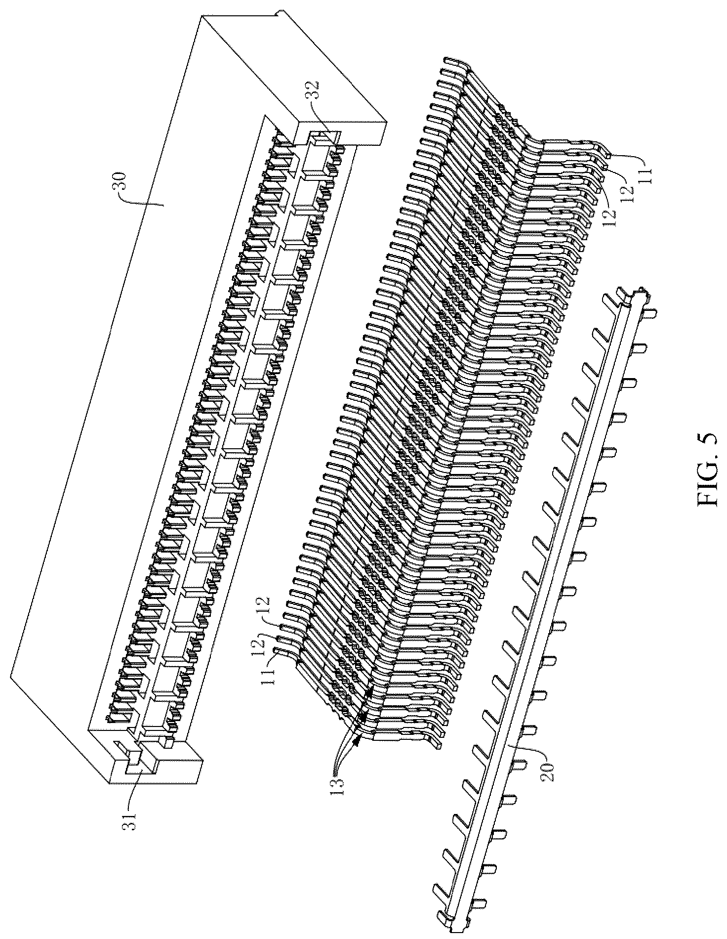Patent US12592524 Figure 5 – Connector and electronic device