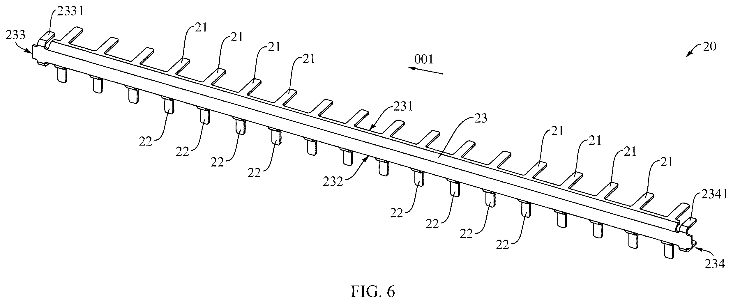 Patent US12592524 Figure 6 – Connector and electronic device