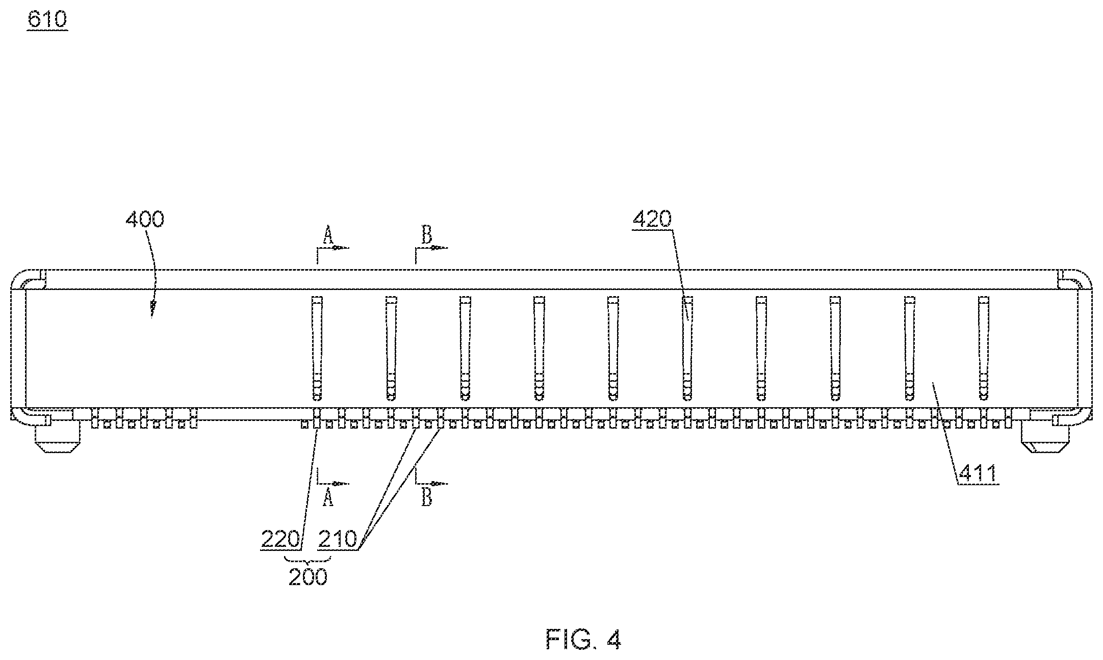 Patent US12592525 Figure 4 – High speed electrical connector