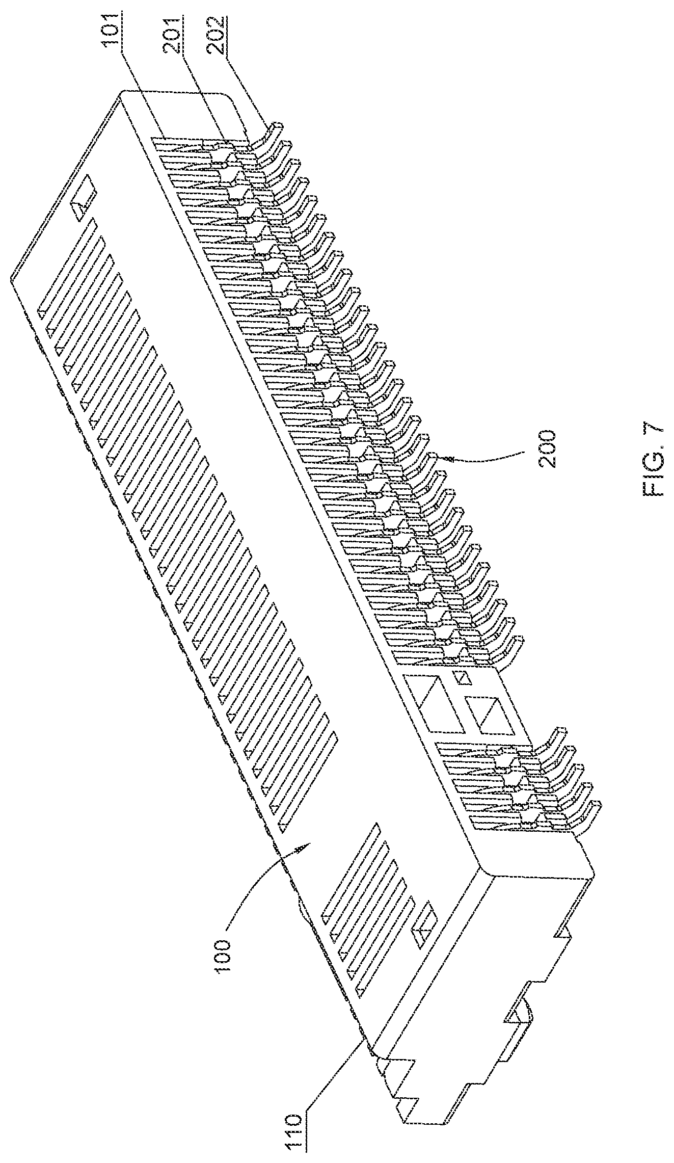 Patent US12592525 Figure 7 – High speed electrical connector