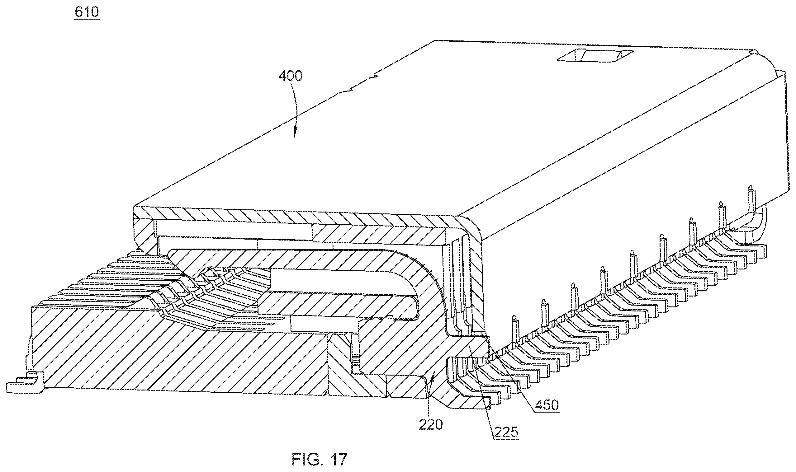 Patent US12592525 Figure 18 – High speed electrical connector