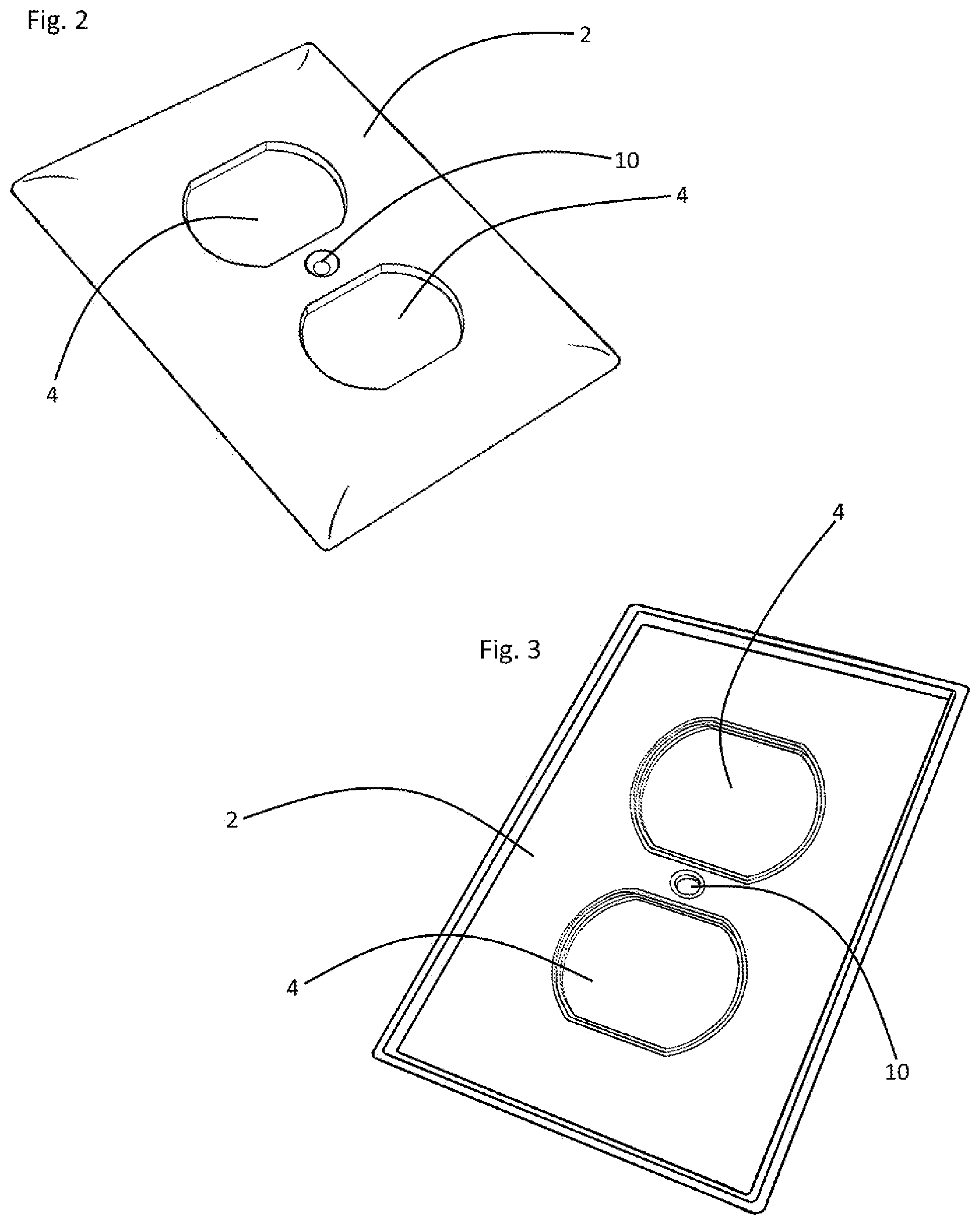 Patent US12592527 Figure 2 – Current signaling wall socket face plate