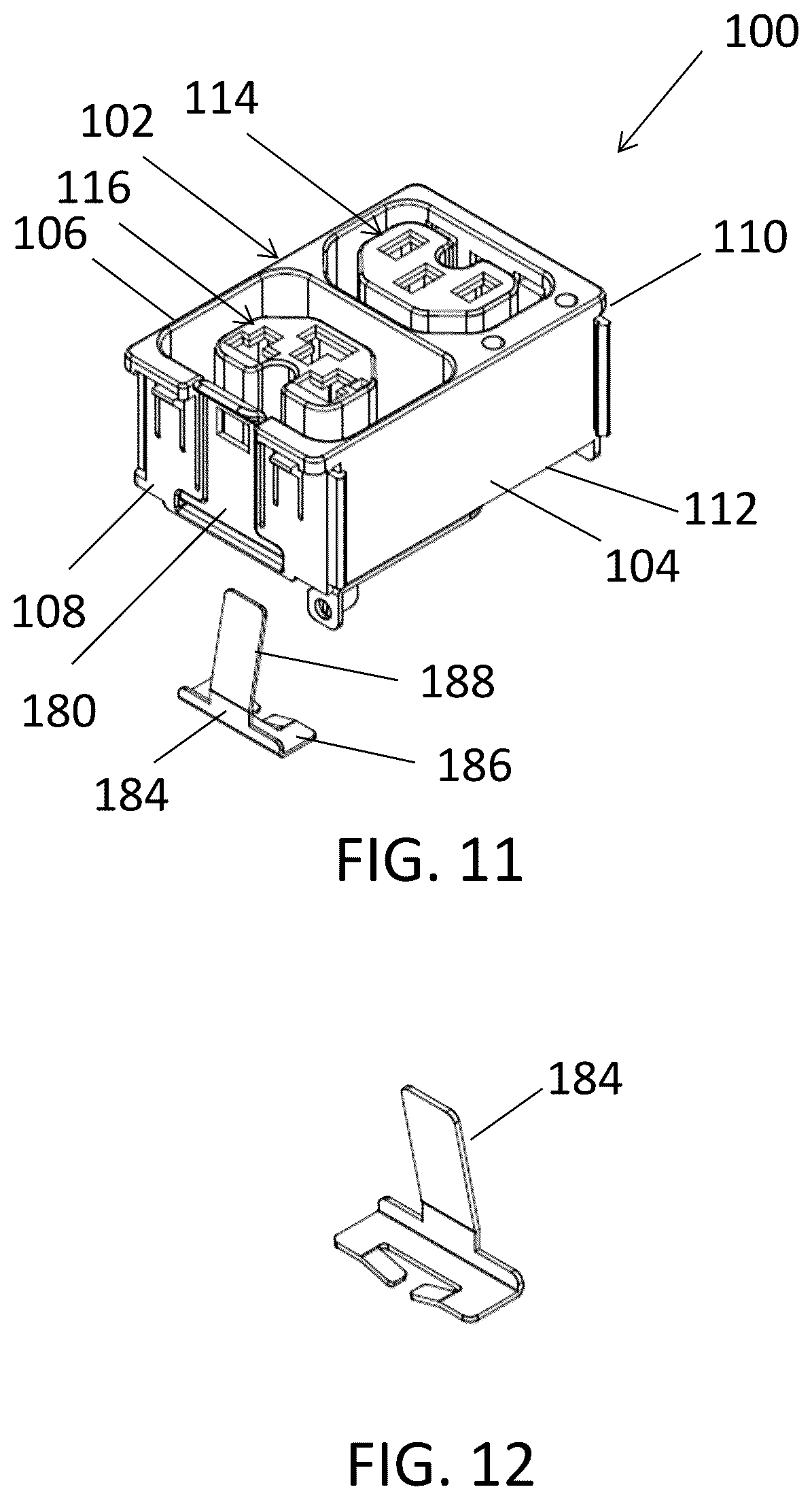 Patent US12592529 Figure 9 – Combination outlet assembly and power distribution unit including the same