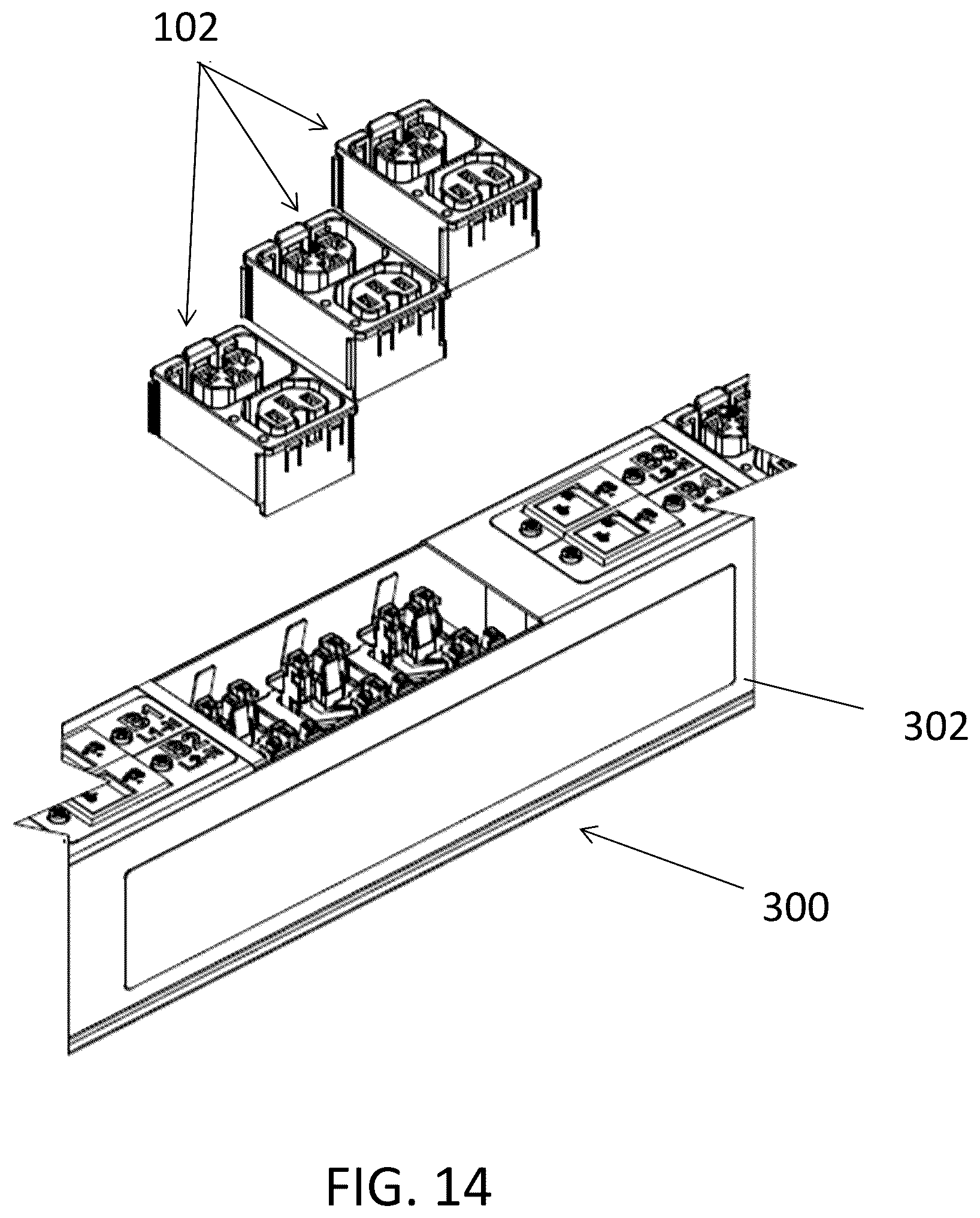 Patent US12592529 Figure 11 – Combination outlet assembly and power distribution unit including the same