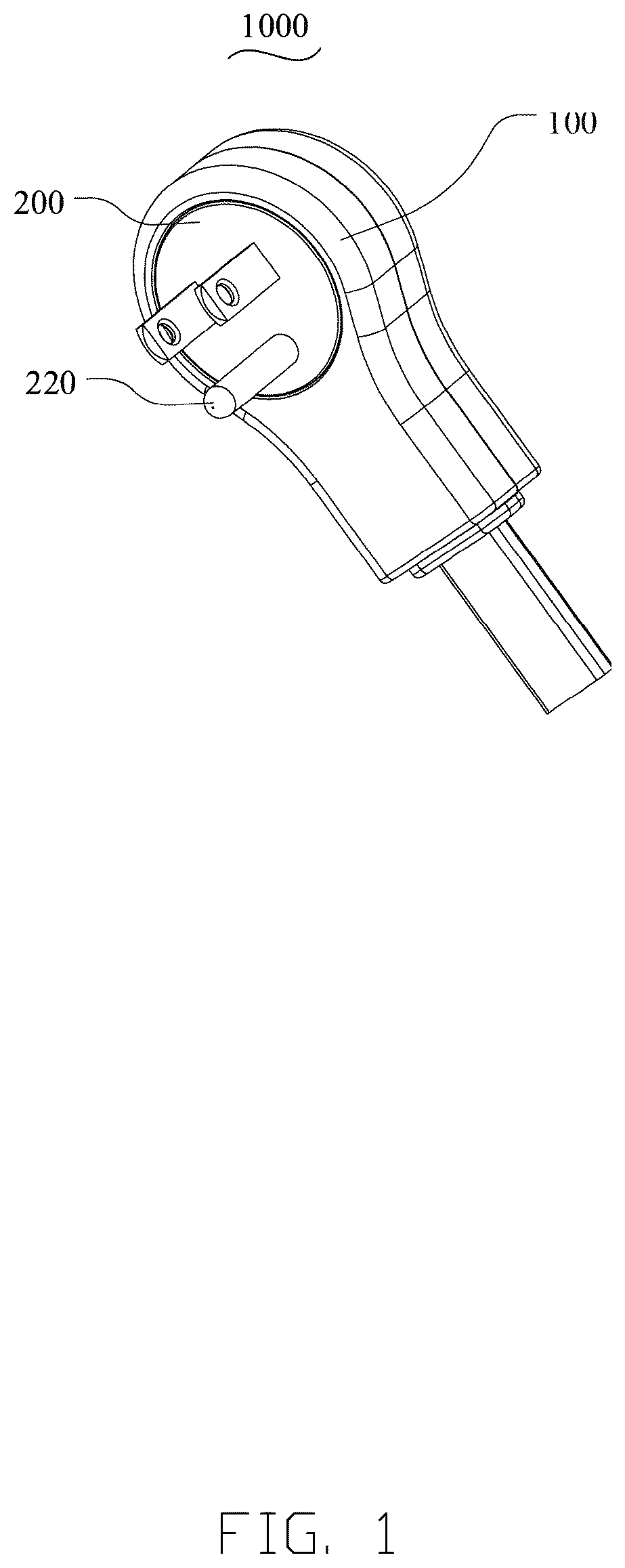 Patent US12592531 Figure 1 – Power plug and conversion socket