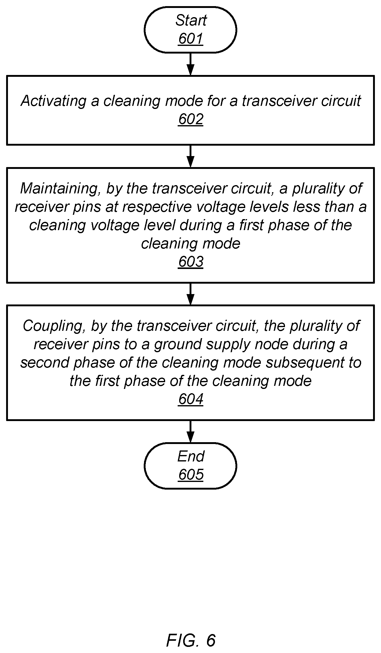 Patent US12592532 Figure 6 – Contact cleaning for differential communication systems