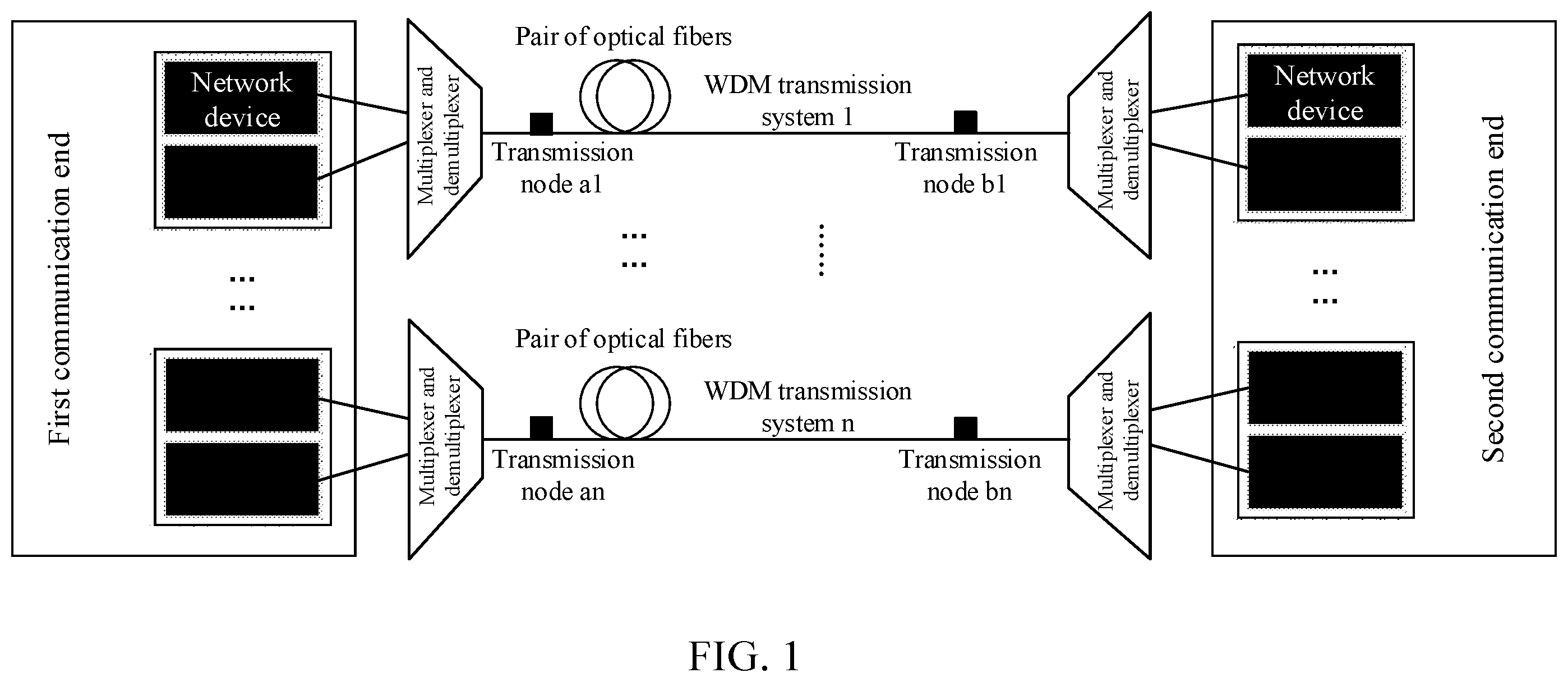 Patent US12592536 Figure 1 – Method and apparatus for controlling optical fiber amplifier, system, transmission node and storage medium
