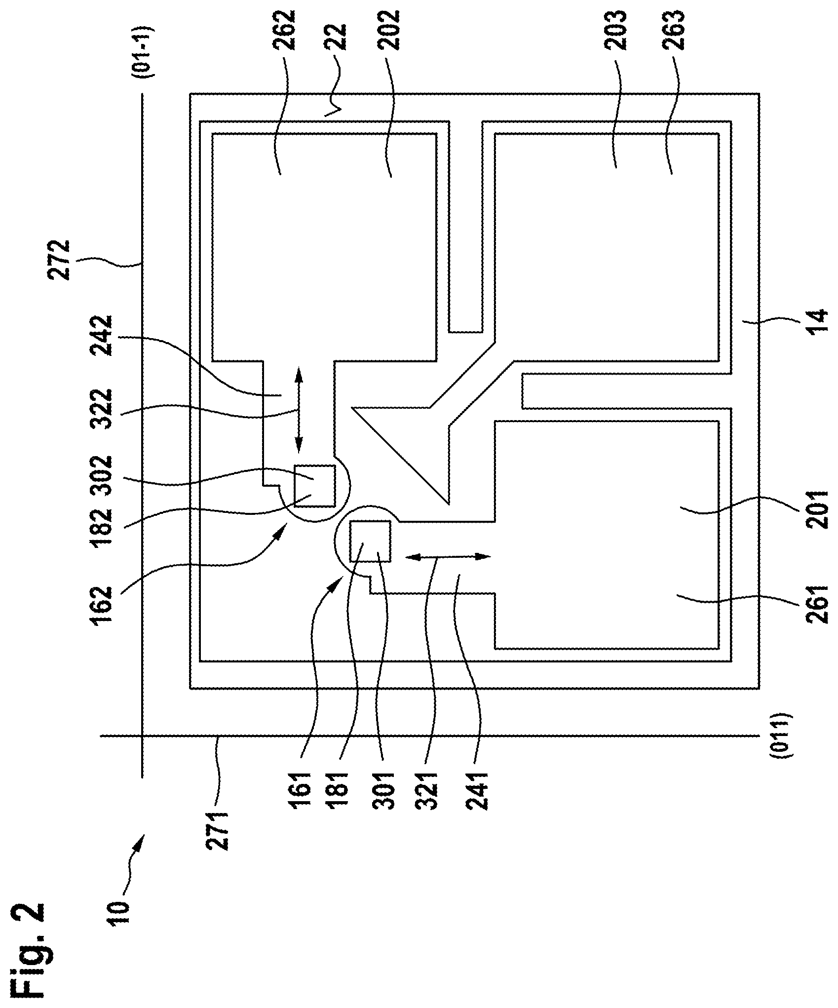 Patent US12592542 Figure 2 – Semiconductor component