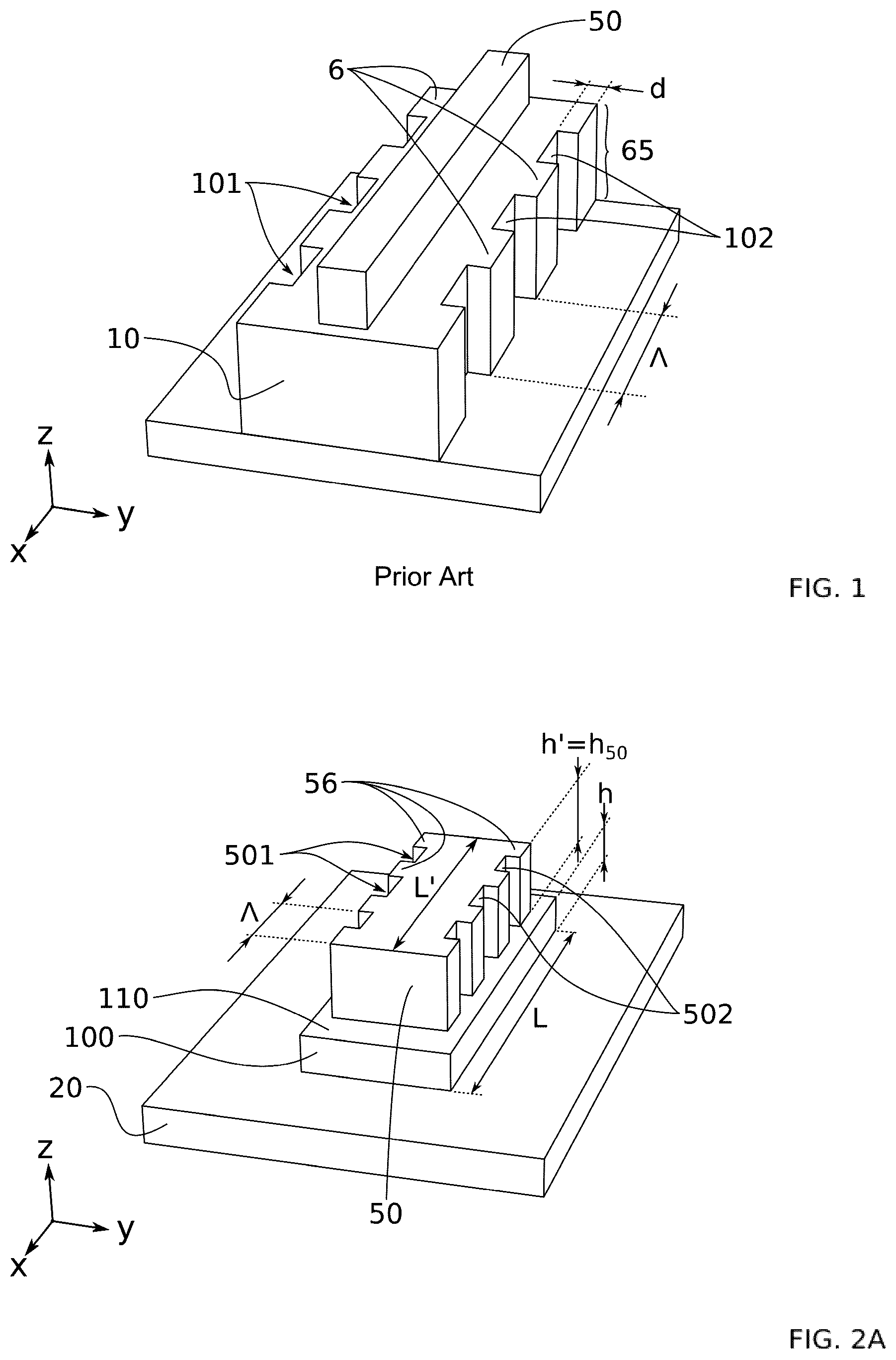 Patent US12592543 — Laser comprising a distributed bragg mirror and production method — Figure 1