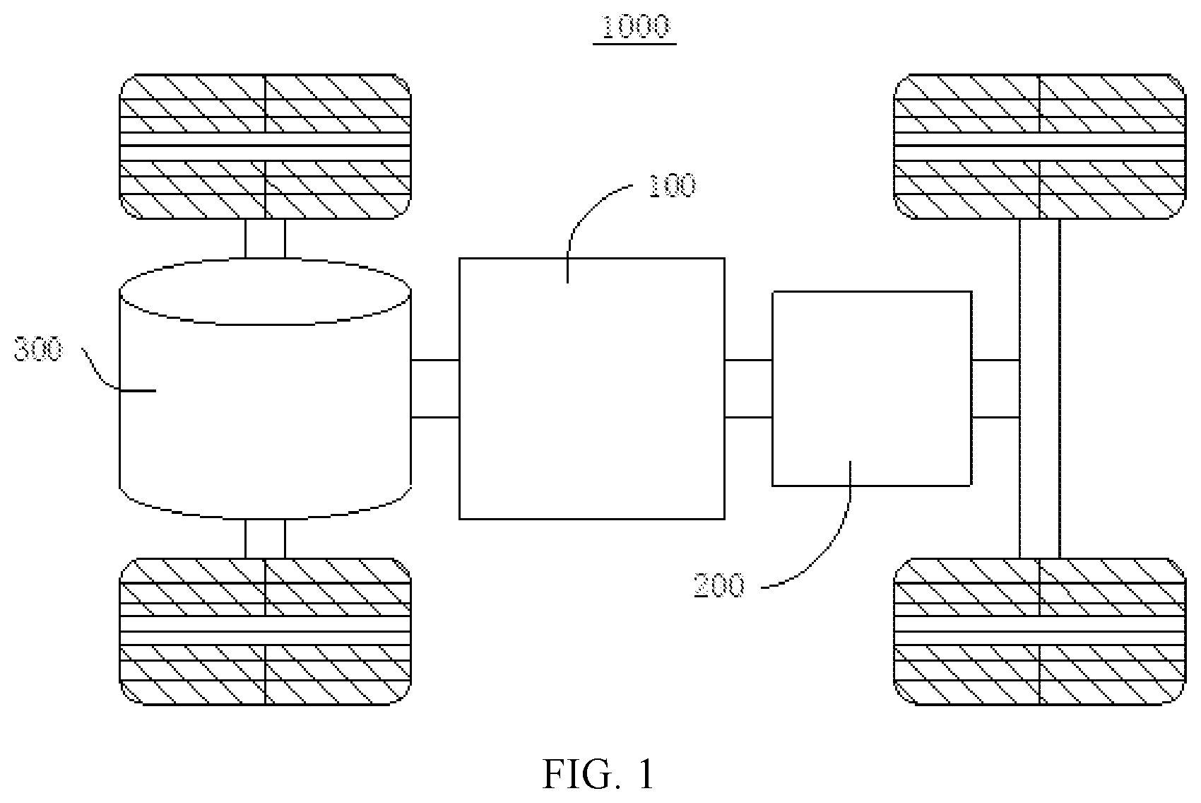 Patent US12592550 Figure 1 – Heat dissipation structure, high-voltage distribution box, battery, and electrical device