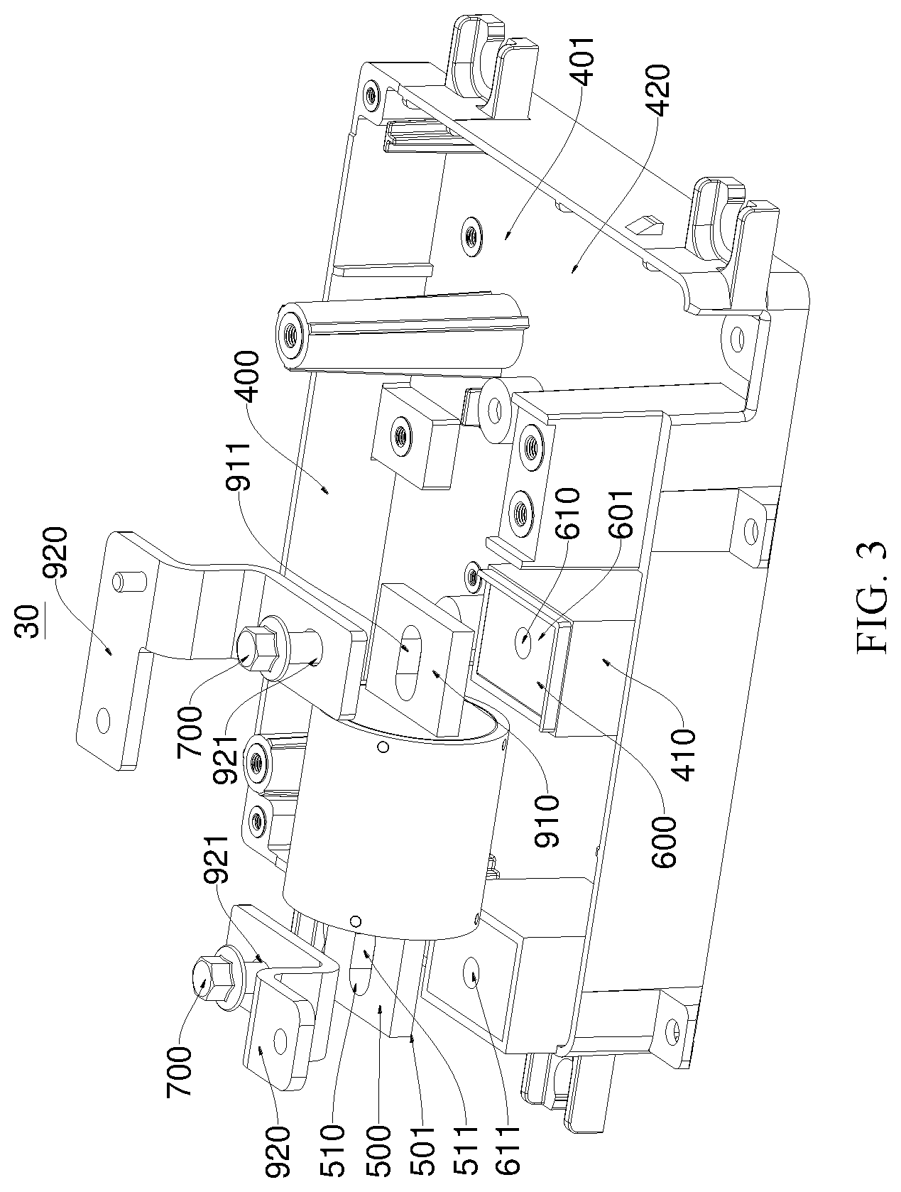 Patent US12592550 Figure 3 – Heat dissipation structure, high-voltage distribution box, battery, and electrical device