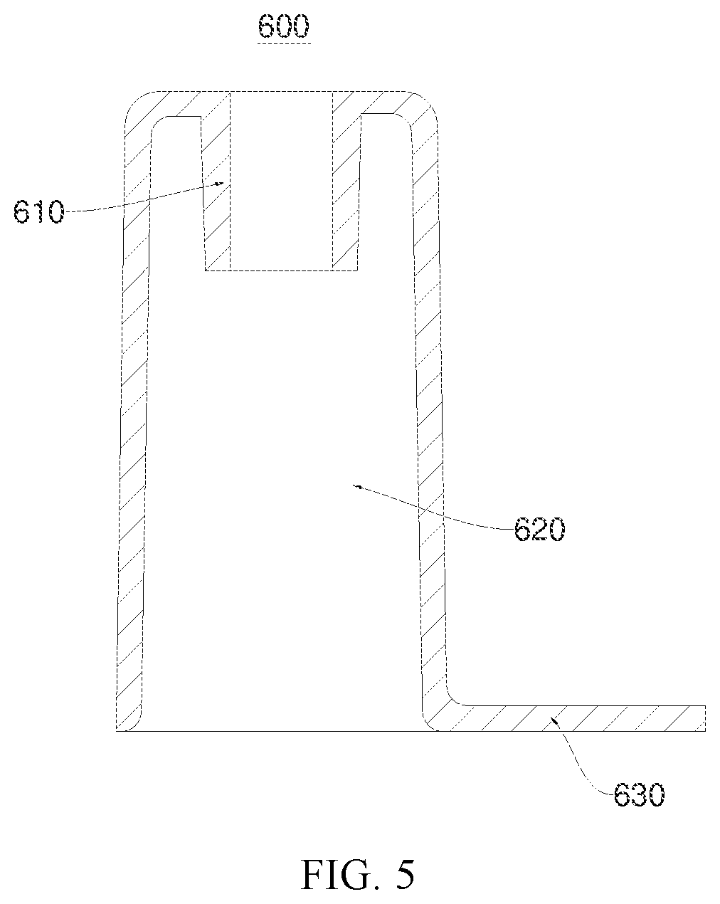 Patent US12592550 Figure 5 – Heat dissipation structure, high-voltage distribution box, battery, and electrical device
