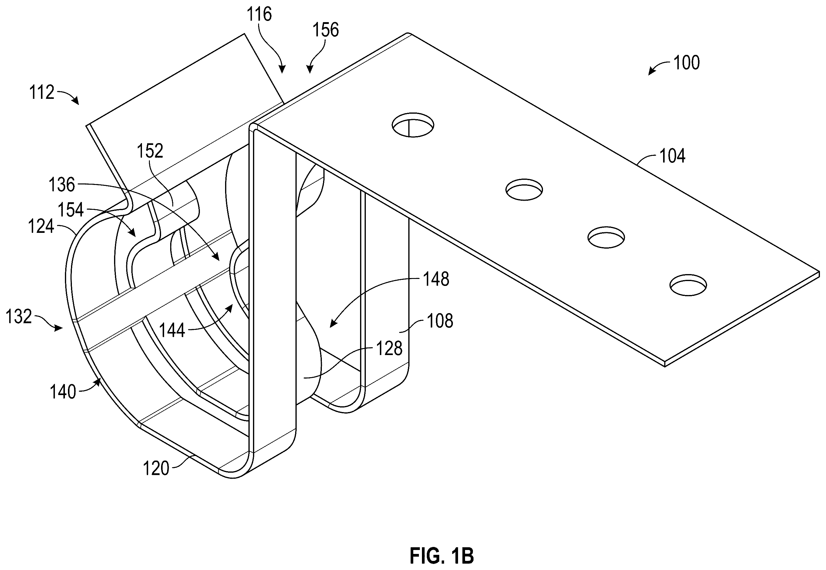 Patent US12592551 Figure 2 – Multi-range cable clip