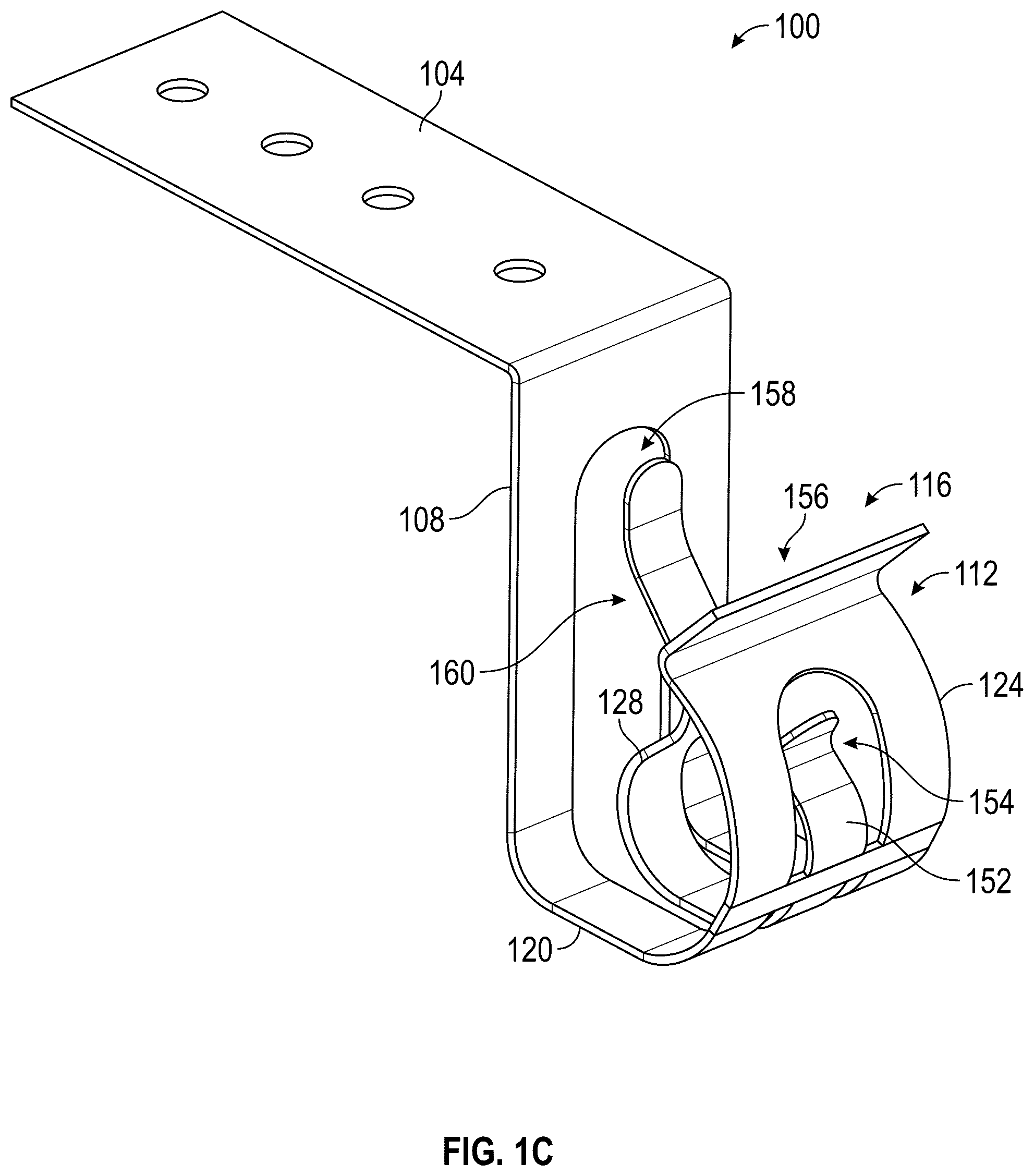 Patent US12592551 Figure 3 – Multi-range cable clip
