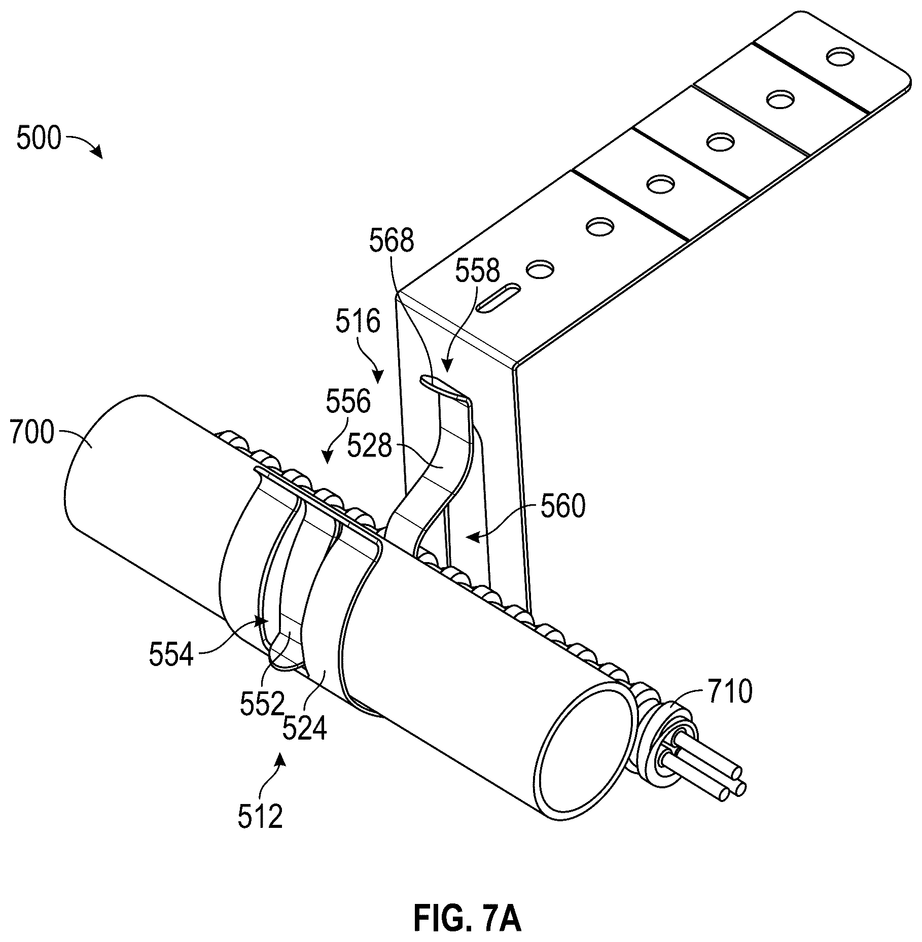 Patent US12592551 Figure 14 – Multi-range cable clip