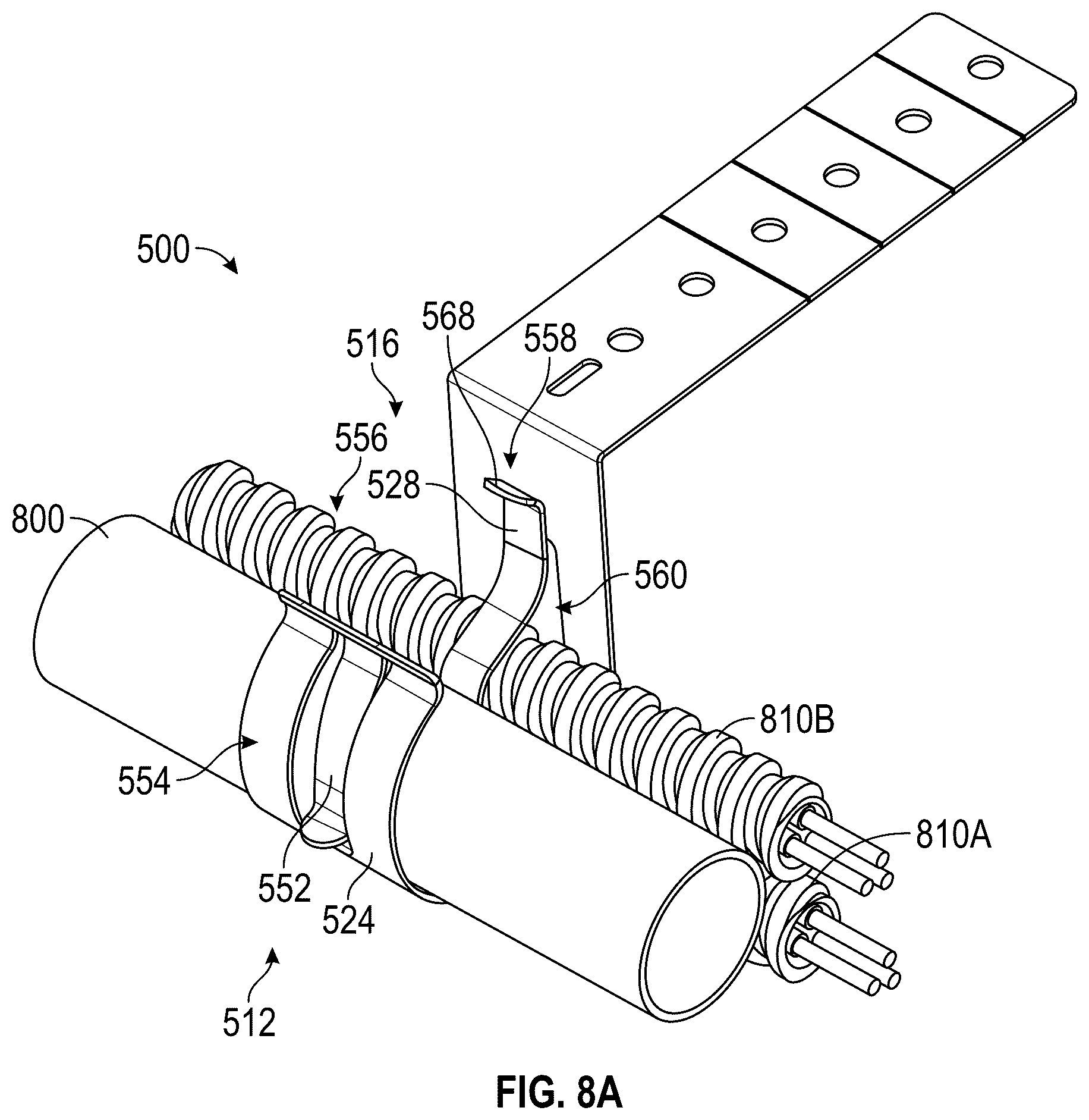 Patent US12592551 Figure 16 – Multi-range cable clip