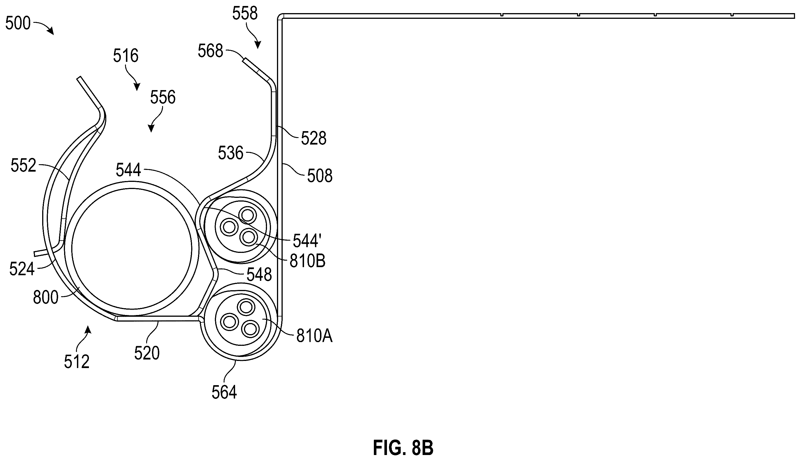 Patent US12592551 Figure 17 – Multi-range cable clip