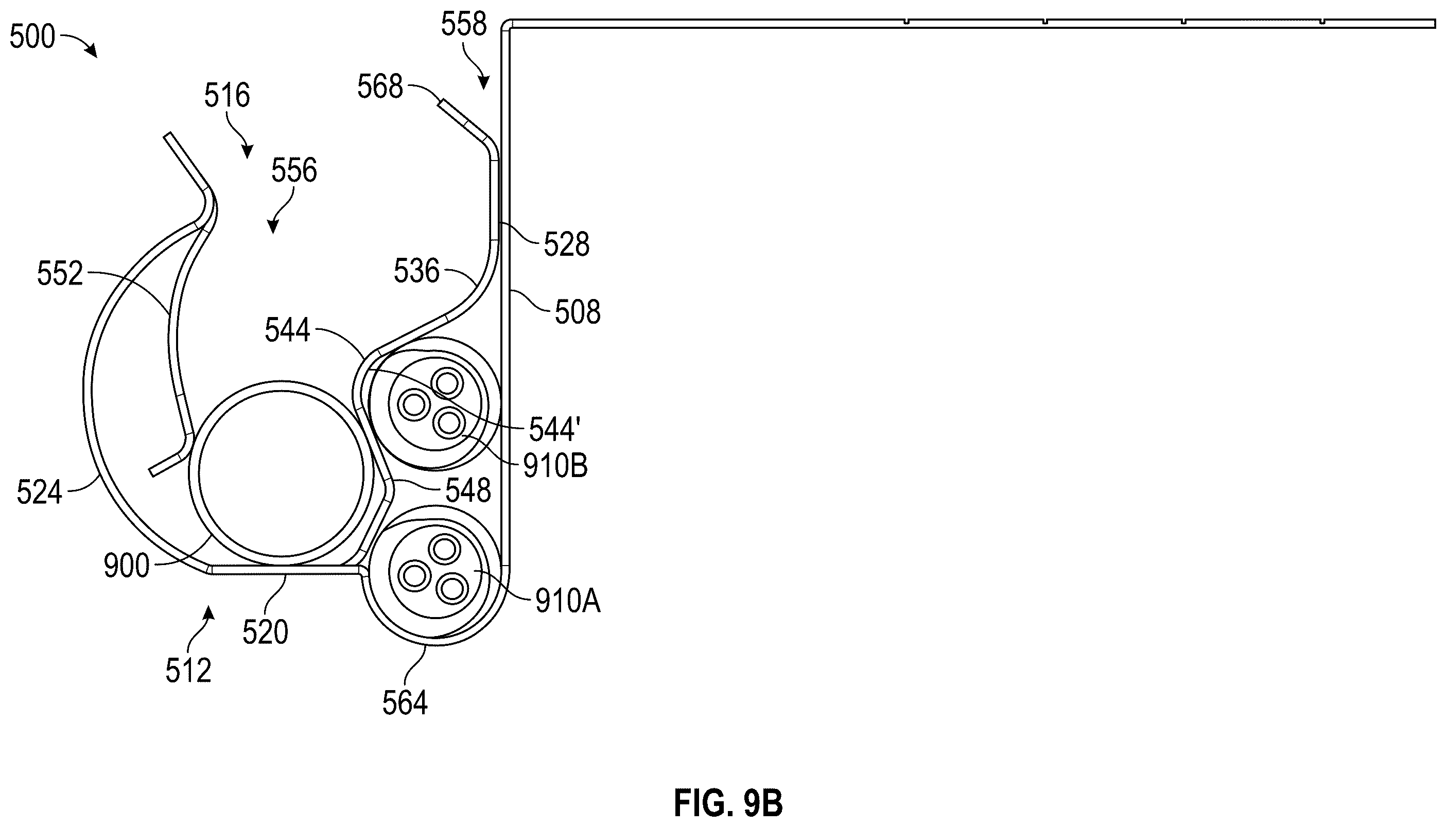 Patent US12592551 Figure 19 – Multi-range cable clip
