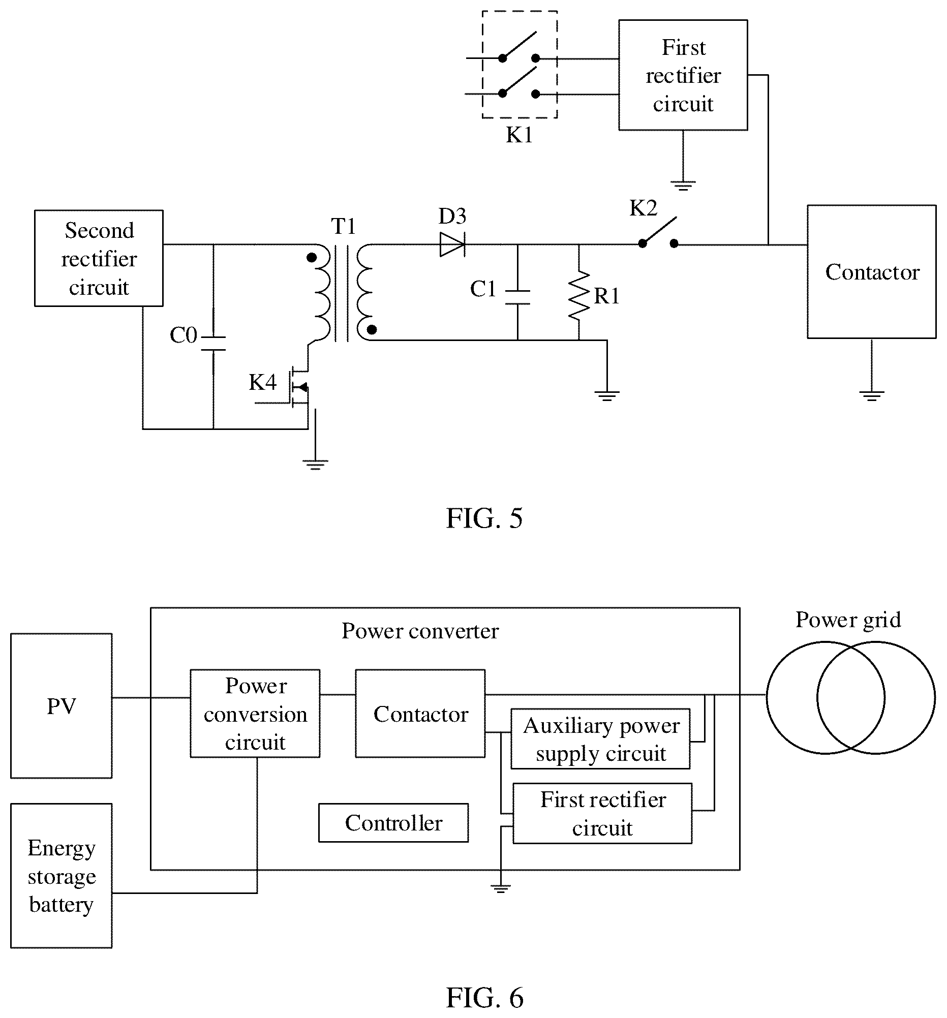 Patent US12592565 Figure 5 – Backup apparatus and power converter
