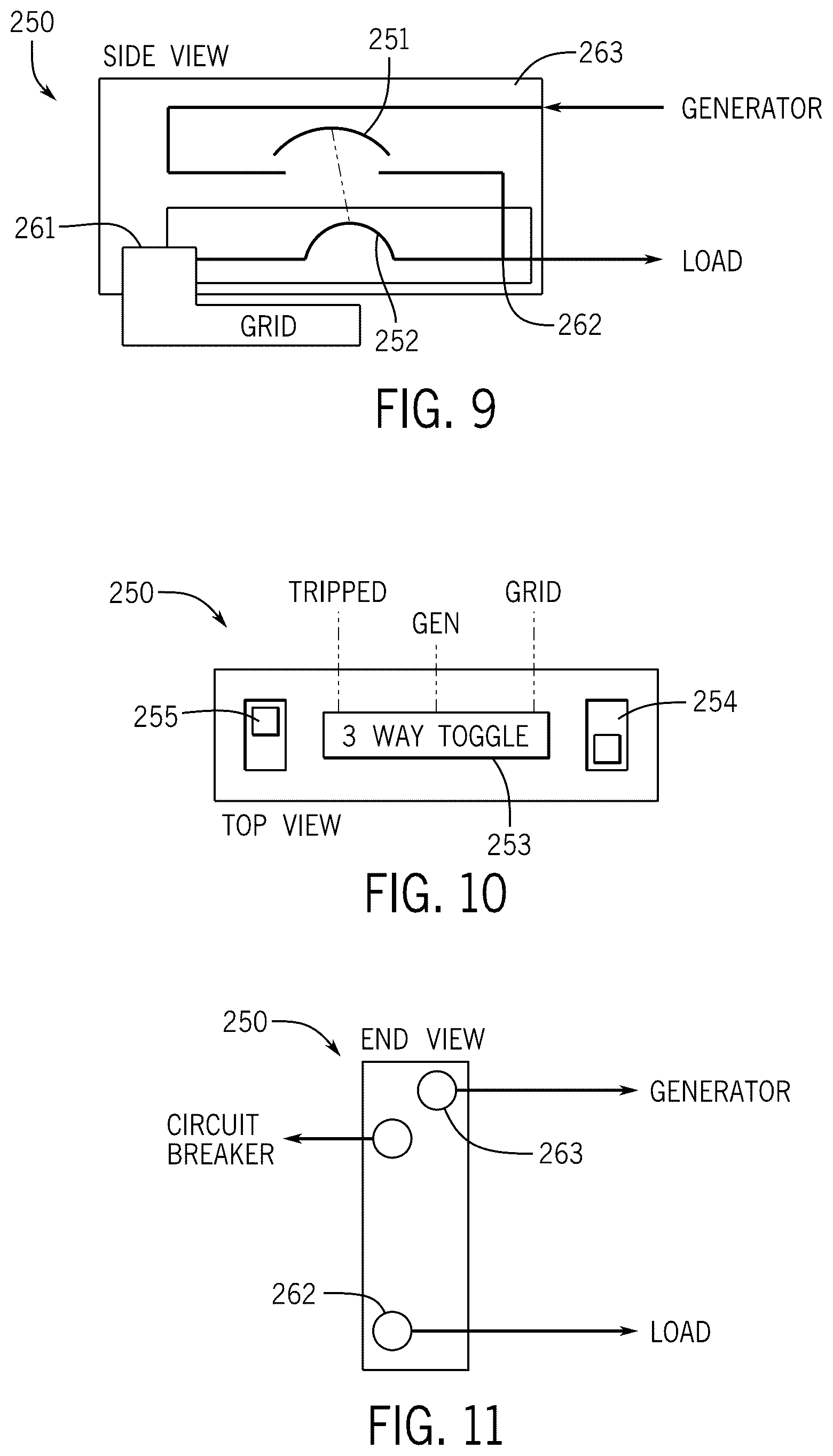 Patent US12592573 Figure 8 – Hybrid generator with detachable power unit and panel integration