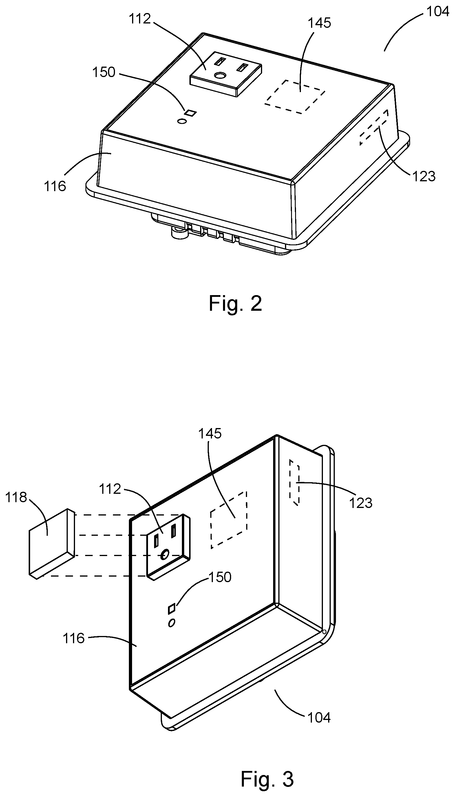 Patent US12592575 Figure 2 – Smart electrical outlet for monitoring and tracking electricity usage