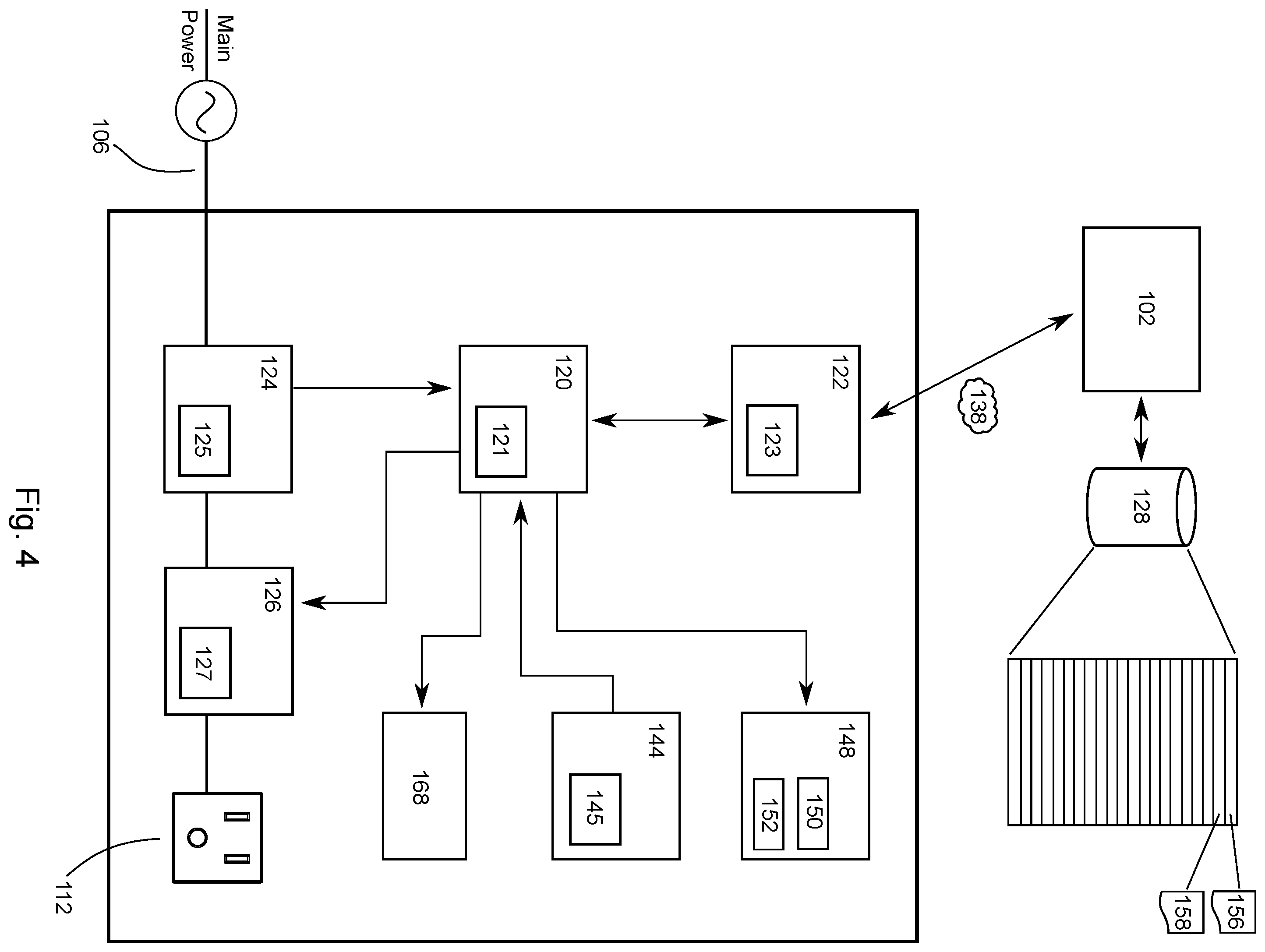 Patent US12592575 Figure 3 – Smart electrical outlet for monitoring and tracking electricity usage
