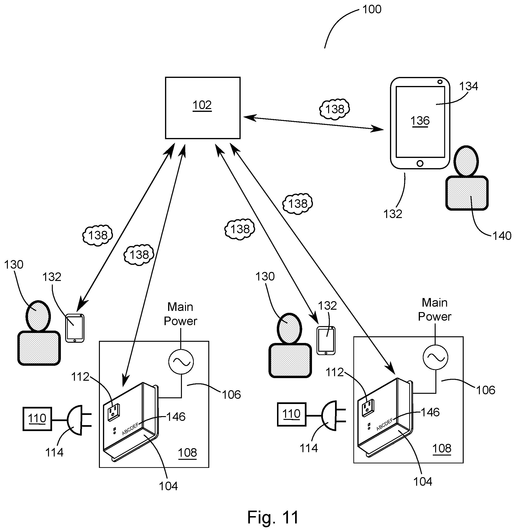 Patent US12592575 Figure 9 – Smart electrical outlet for monitoring and tracking electricity usage