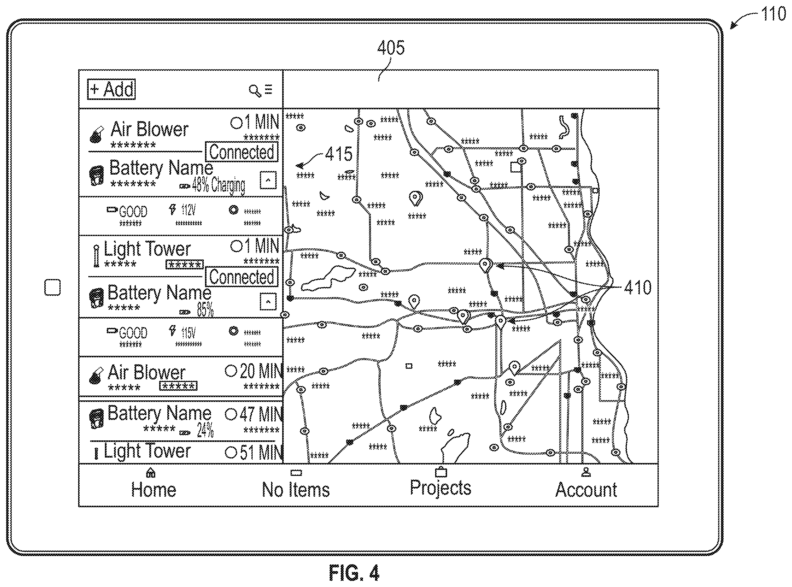 Patent US12592577 Figure 8 – Battery management system for battery powered equipment